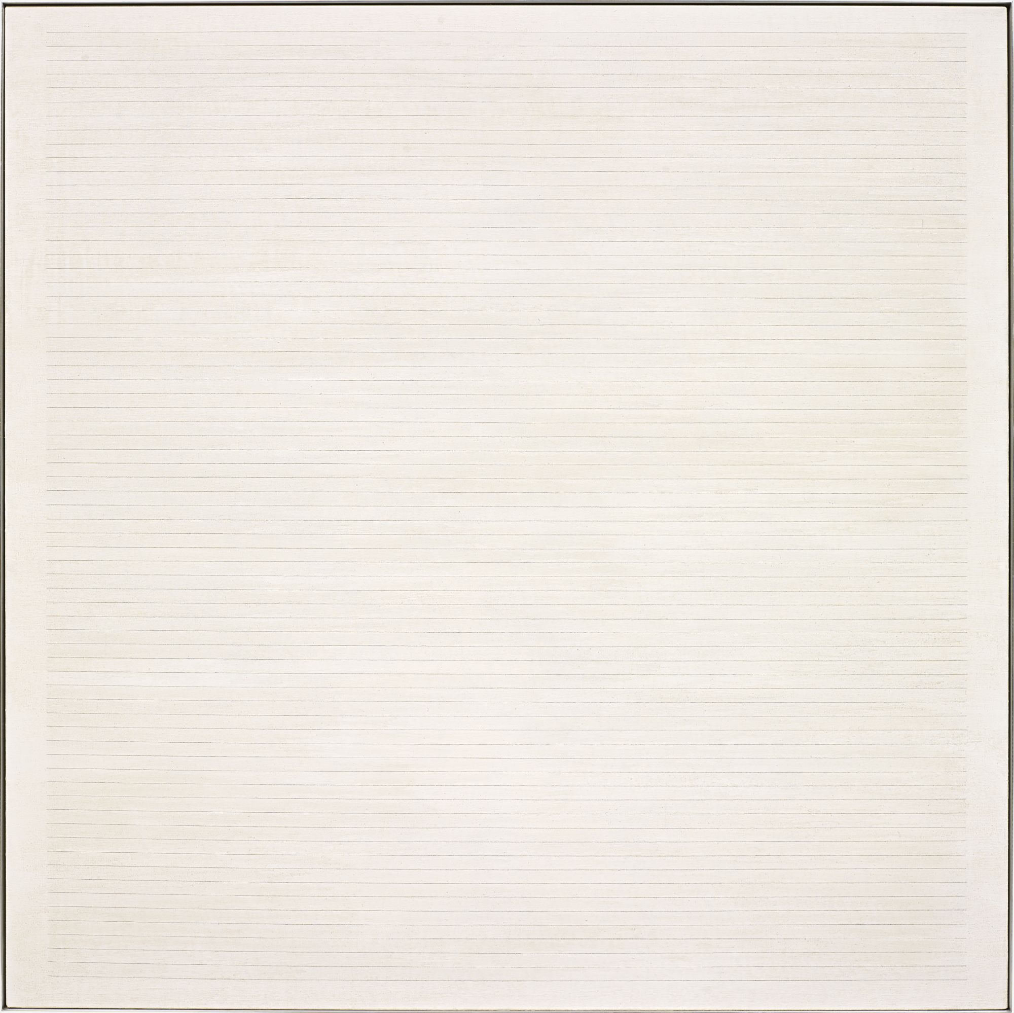 Agnes Martin Contemporary Art Evening Sale