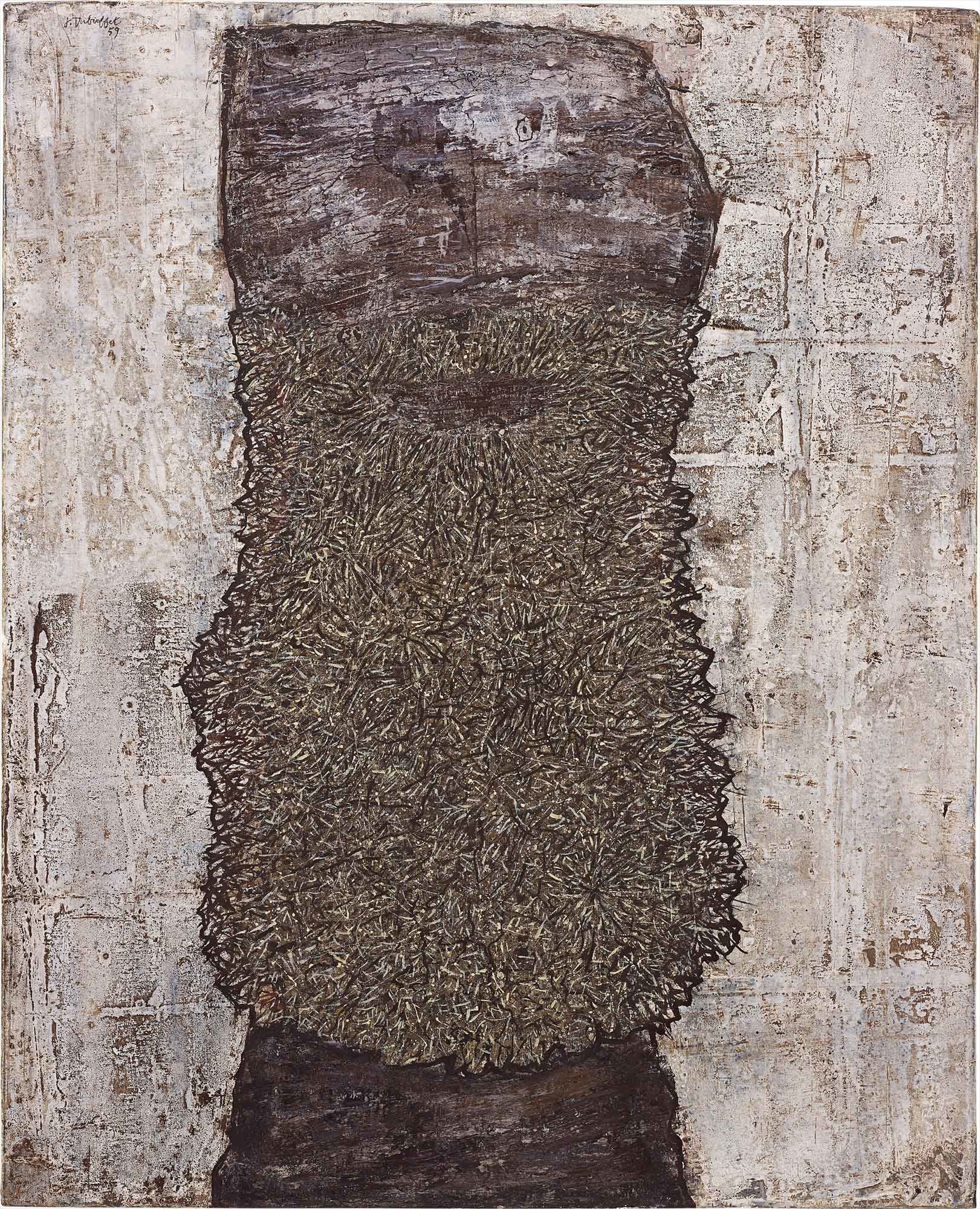 <b>JEAN DUBUFFET</b> <i>Barbe des rites</i>, 1959