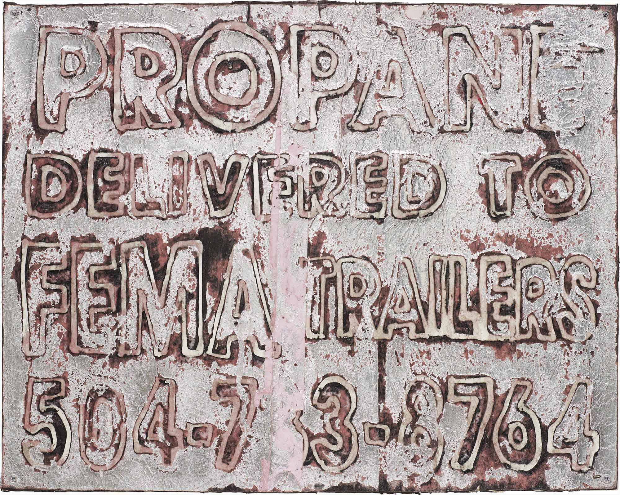 <b>MARK BRADFORD</b> <i>Untitled (Corner of Desire and Piety) III</i>, 2008