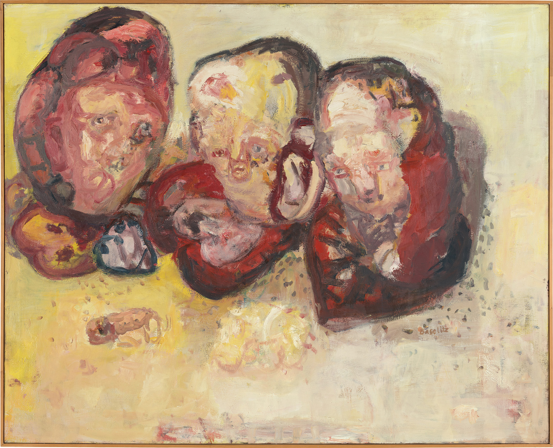 <p><strong>GEORG BASELITZ</strong> <em>Drei Herzen (Three hearts)</em>, 1963</p>