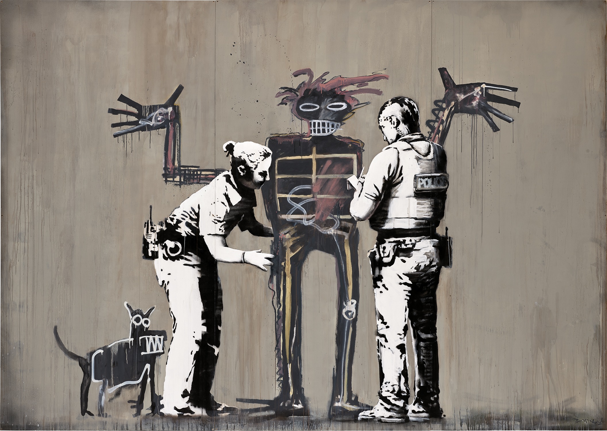 rene gagnonAISシリーズ キャンバス作品dolk banksy s-l1200.jpg