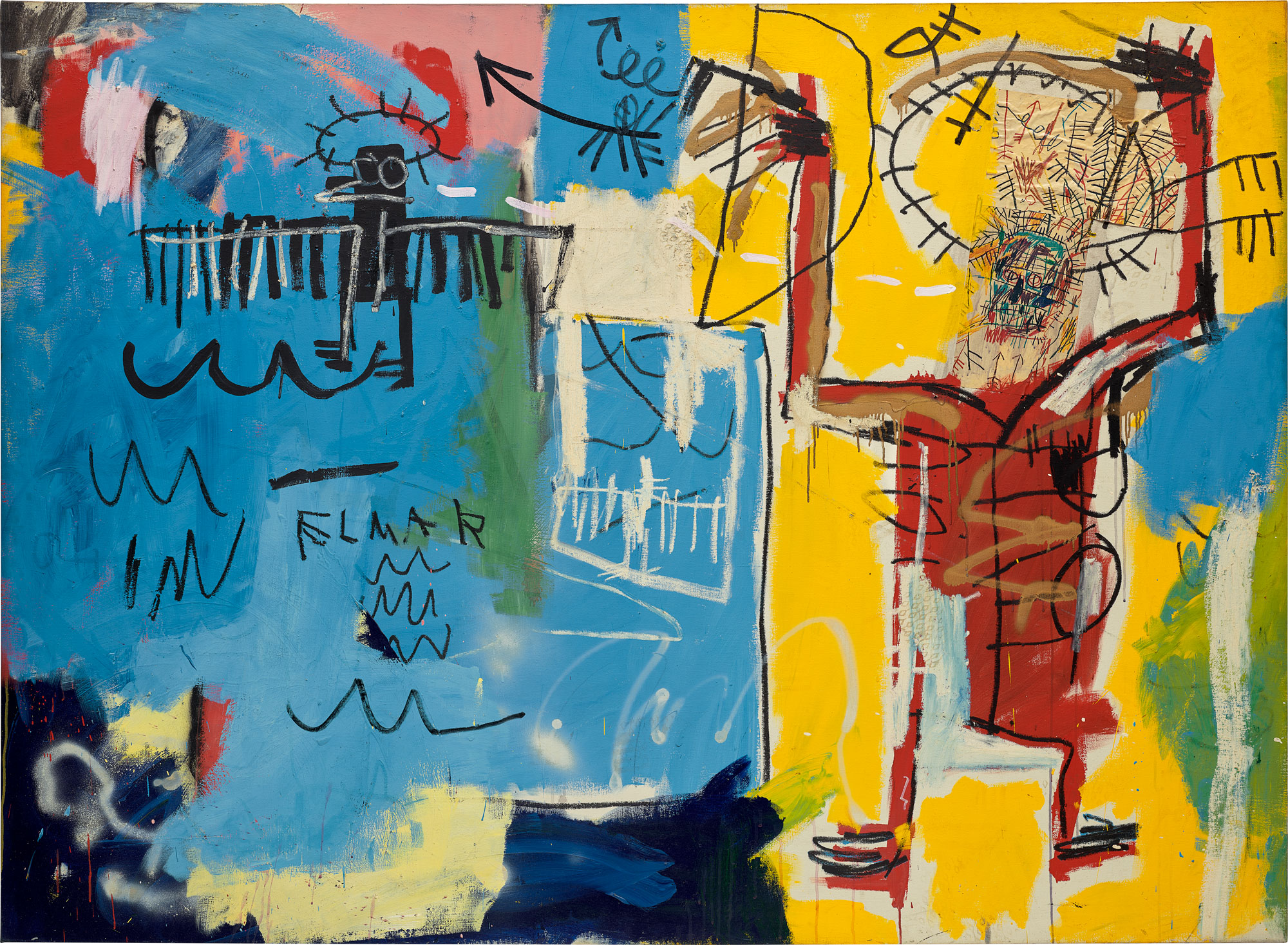 <p><strong>JEAN-MICHEL BASQUIAT</strong> <em>Untitled (ELMAR)</em>, 1982</p>