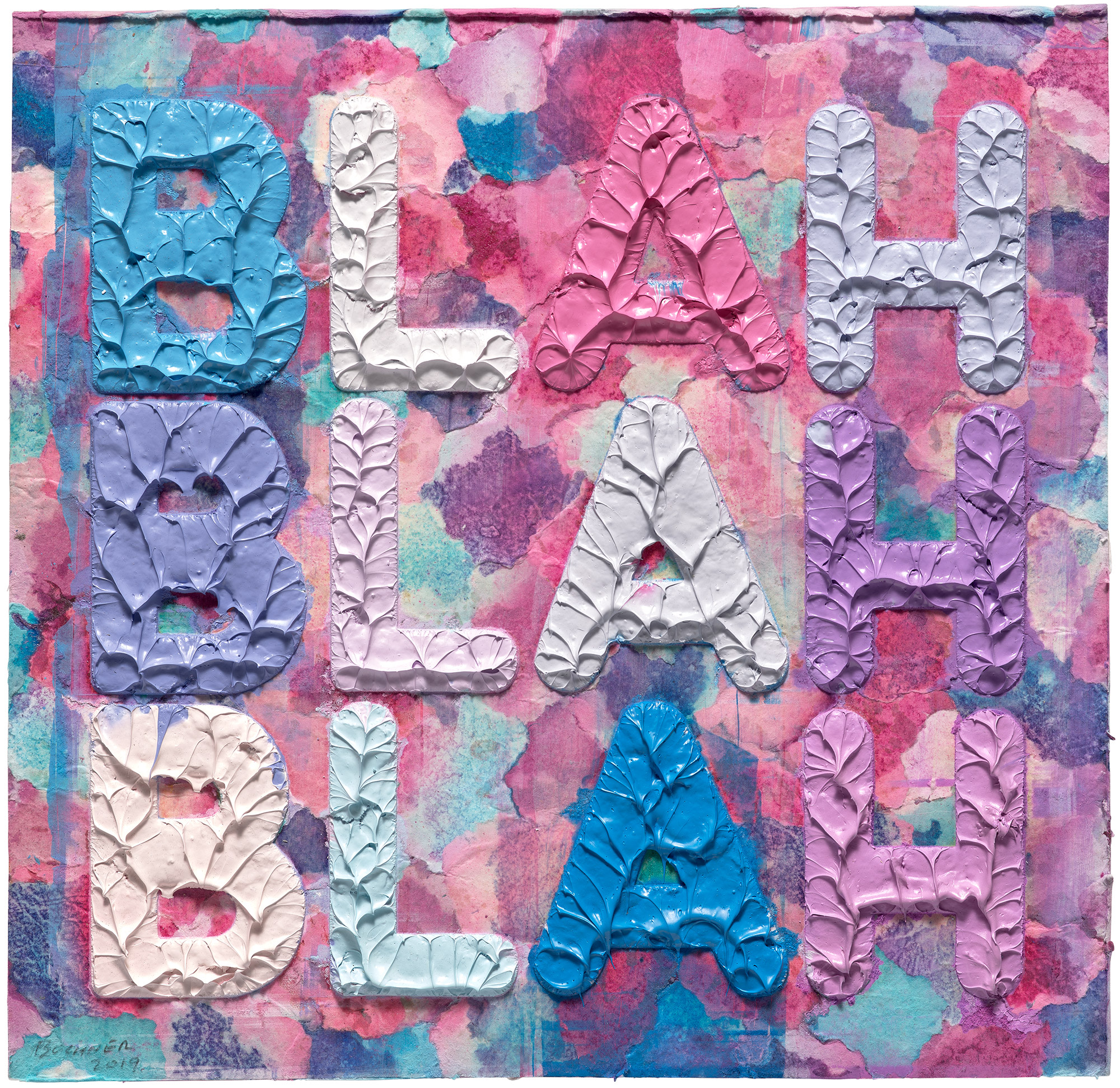 <p><strong>MEL BOCHNER </strong><em>Blah, Blah, Blah</em>, 2019</p>