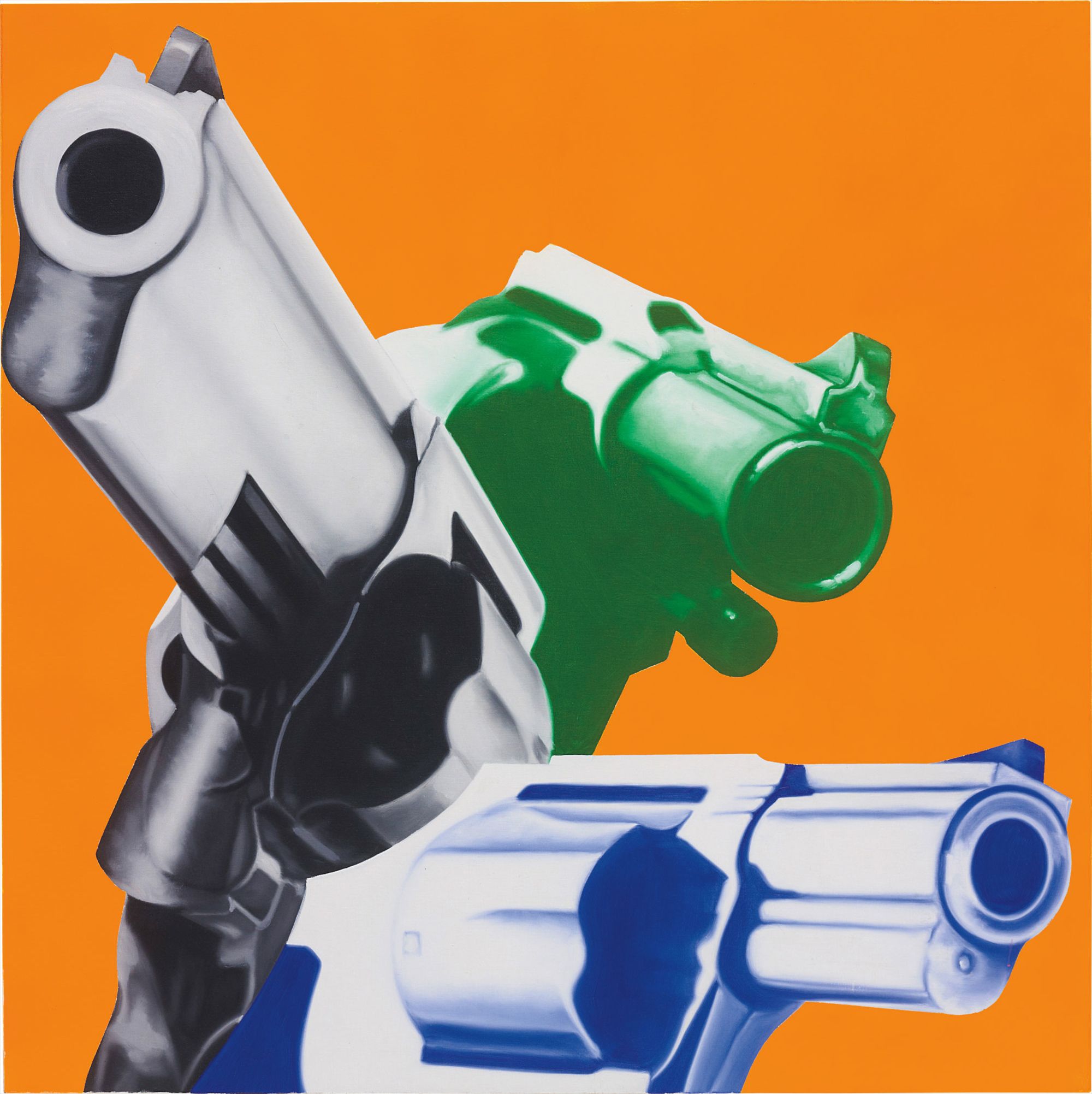 <b>JAMES ROSENQUIST</b> <i>Gun-Play-Guns</i>, 1996