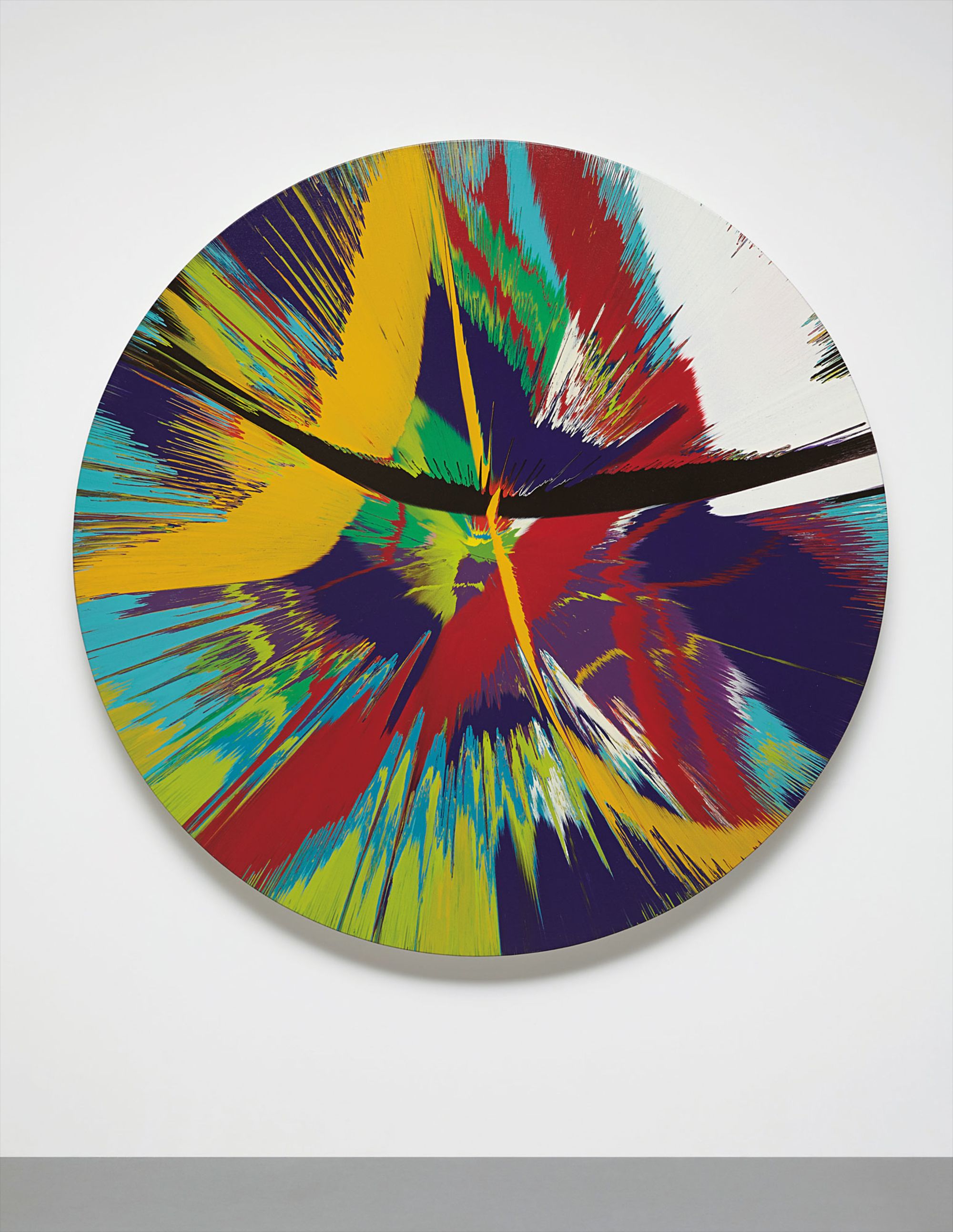 <b>DAMIEN HIRST</b> <i>Beautiful Ain’t That a Kick in the Head Painting</i>, 2008