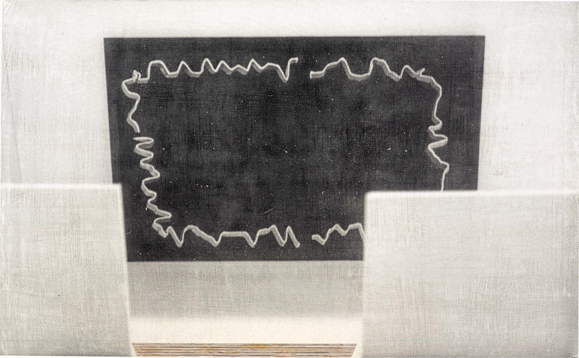 <b>R.H. QUAYTMAN</b> <i>Exhibition Guide, Chapter 15 [Jagged Edge Painting In Model],</i> 2009