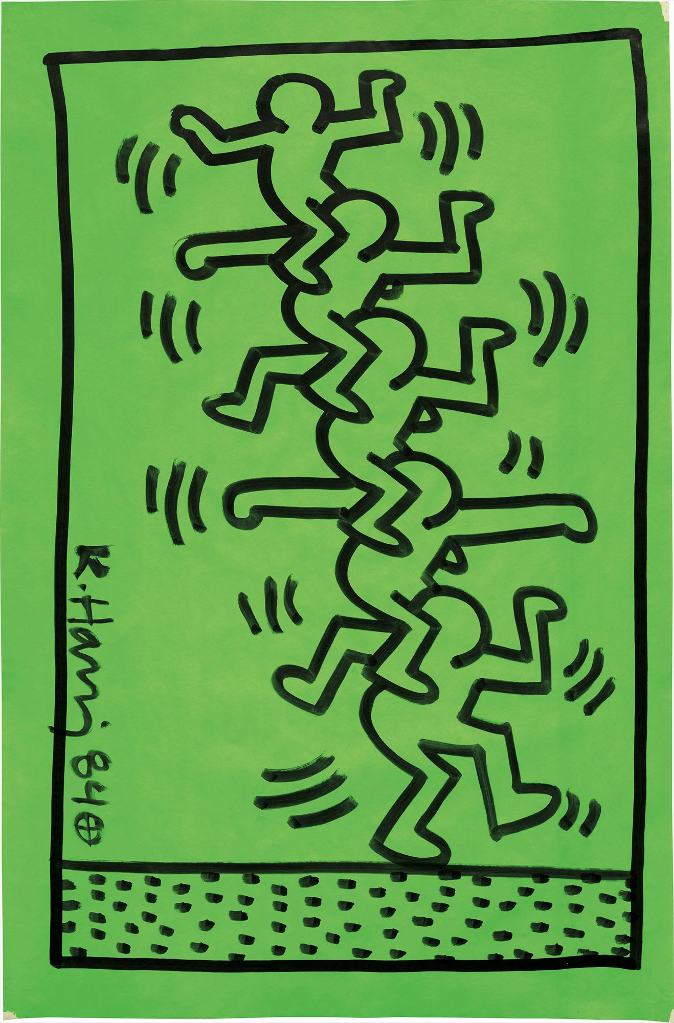 <b>KEITH HARING</b> <i>Untitled</i>, 1984