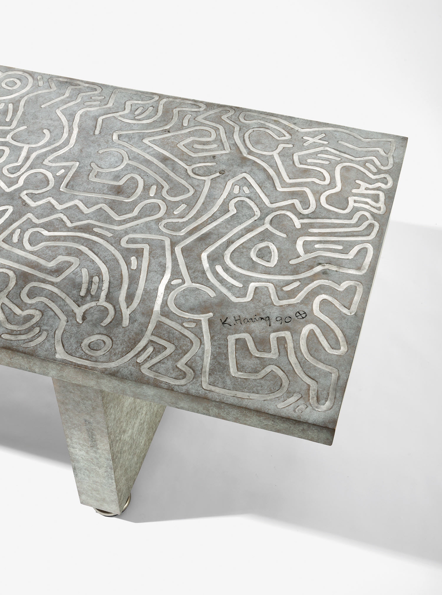 Keith Haring、Brazil、希少画集画、新品額装付 Pop Shop II (D) by Keith Haring | Printed Editions