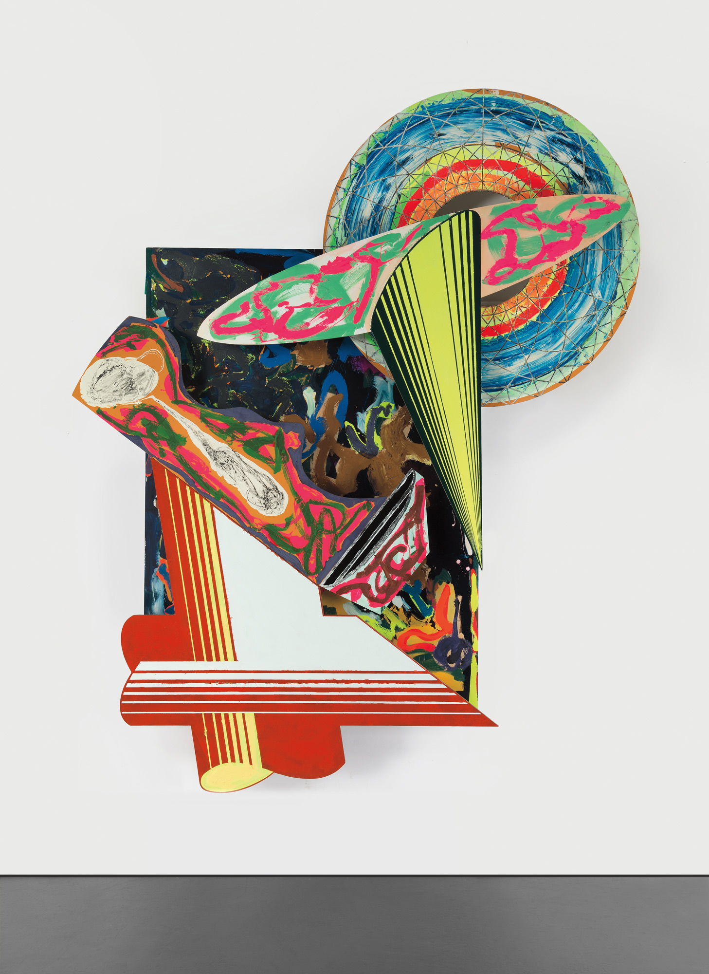<p><strong>FRANK STELLA</strong> <em>Corpo-senza-l&#39;anima (3.8x)</em>, 1985</p>
