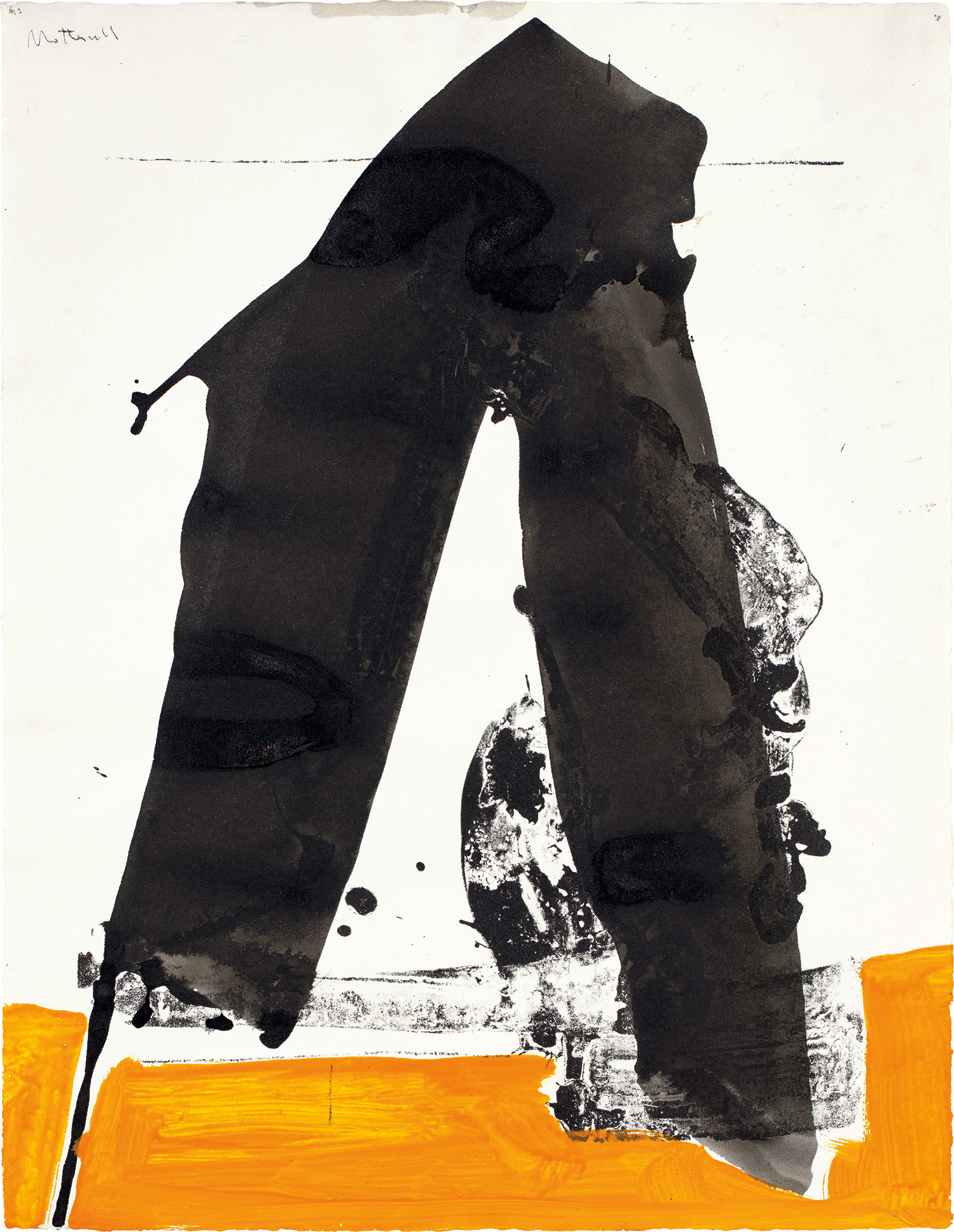 Robert Motherwell◾️美術絵画油絵 Robert Motherwell, Untitled, ca. 1951 | Kasmin Gallery