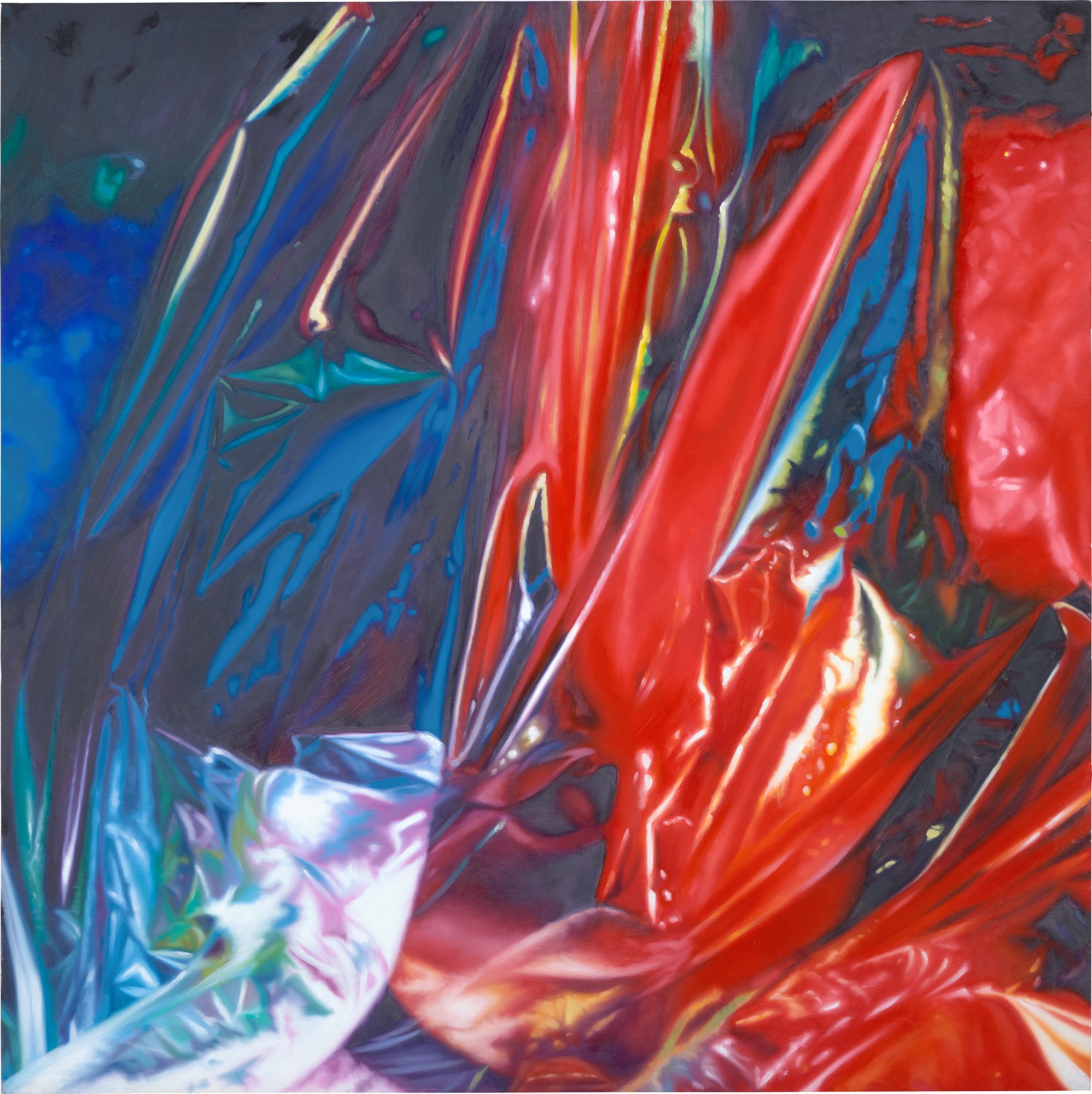 <p><strong>JAMES ROSENQUIST</strong> <em>The Serenade for the Doll after Claude Debussy, Gift Wrapped Doll #22</em>, 1992</p>
