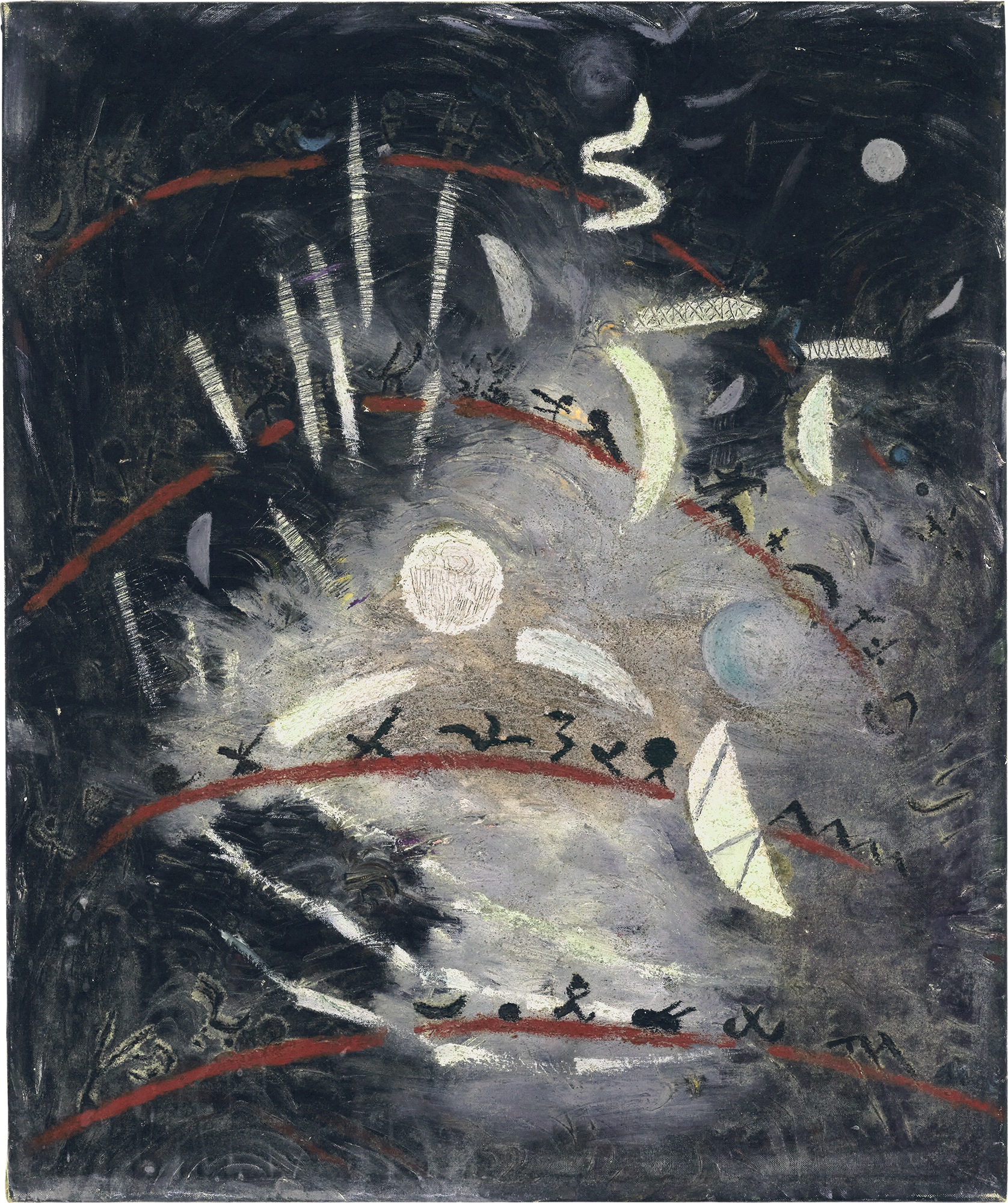 <p><strong>ALICE RAHON</strong>&nbsp;<em>Dans la nuit du commencement</em>, 1944</p>
