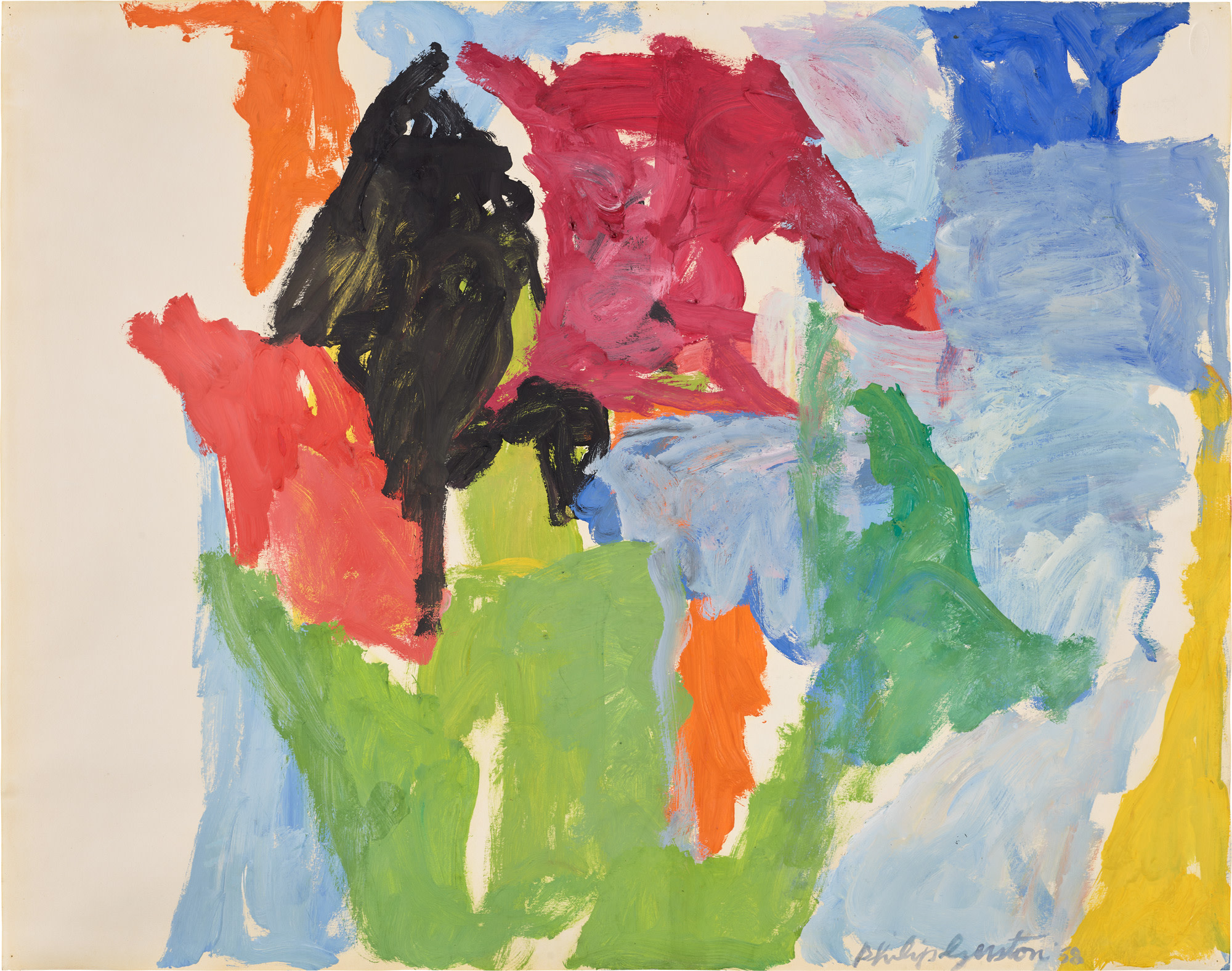 <p><strong>PHILIP GUSTON </strong><em>Untitled</em>, 1958</p>