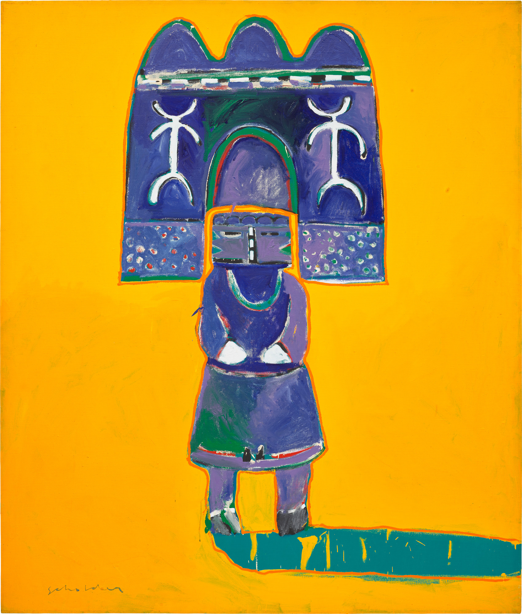 <p><strong>FRITZ SCHOLDER </strong><em>Super Kachina</em>, 1976</p>