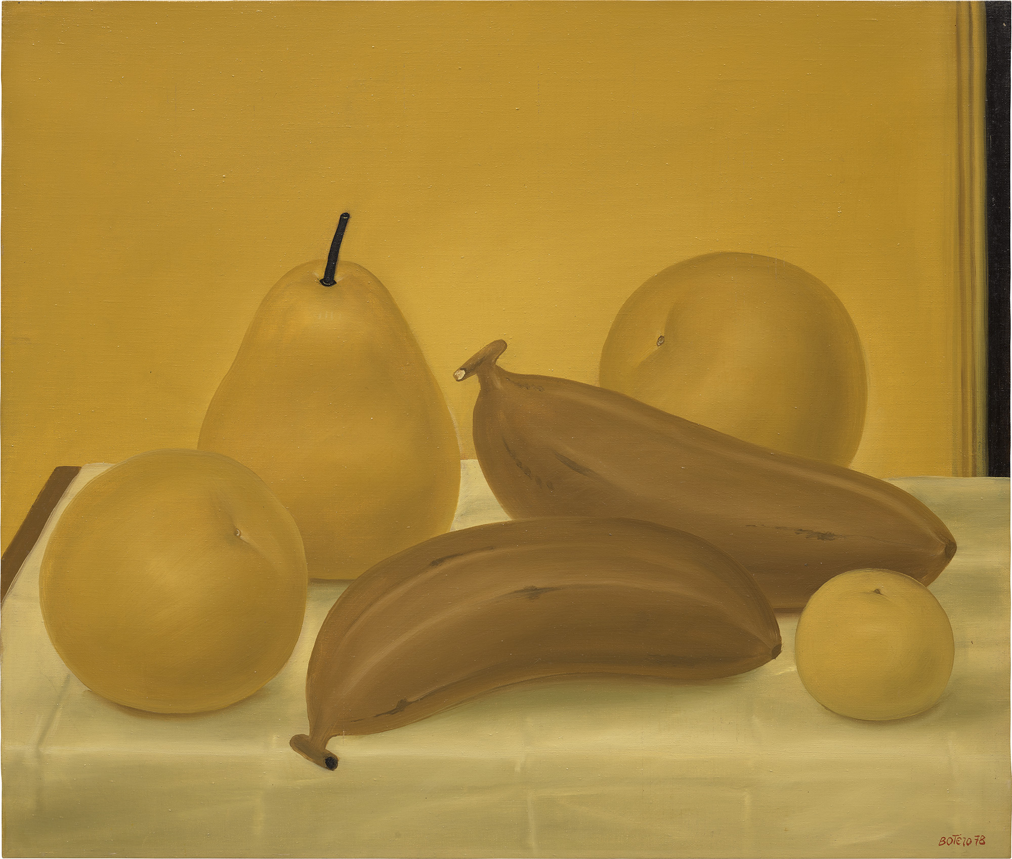 <p><strong>FERNANDO BOTERO </strong><em>Still Life with Bananas,</em> 1978</p>