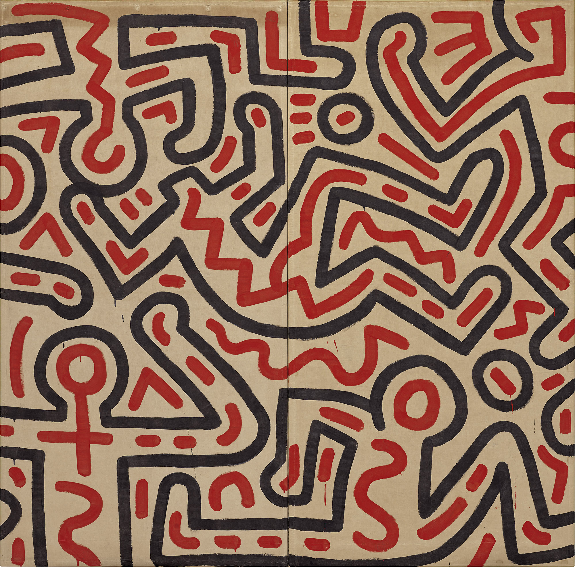 <p><strong>KEITH HARING </strong><em>Untitled,</em> 1984</p>