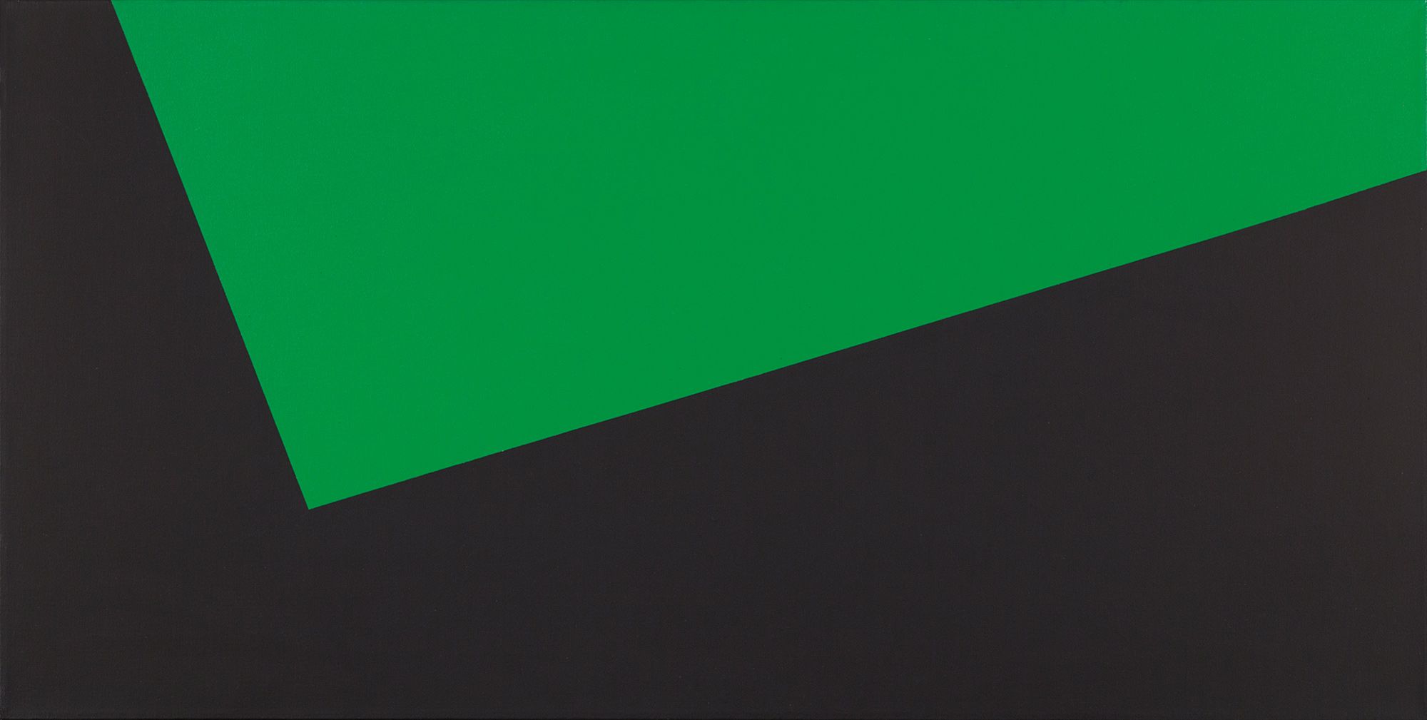 <b>CARMEN HERRERA</b> <i>Black and Green</i>, 1975