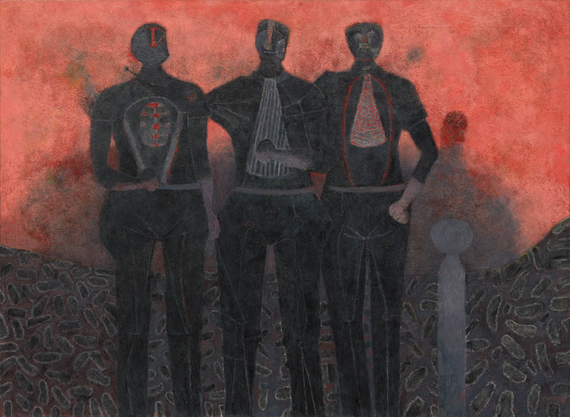 <b>RUFINO TAMAYO</b> <i>Tres amigos</i>, 1987