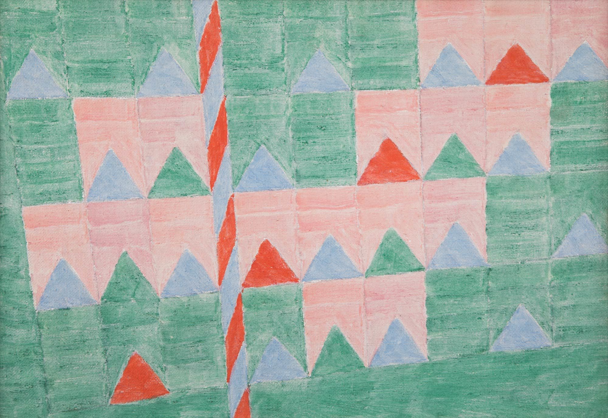 <b>ALFREDO VOLPI</b> <i>Banderinhas com mastro</i>, circa 1970