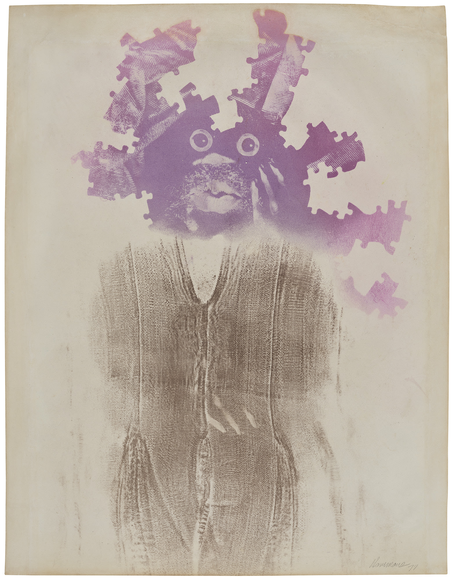 <p><strong>DAVID HAMMONS</strong> <em>Untitled (Body Print),</em> $300,000-500,000</p>