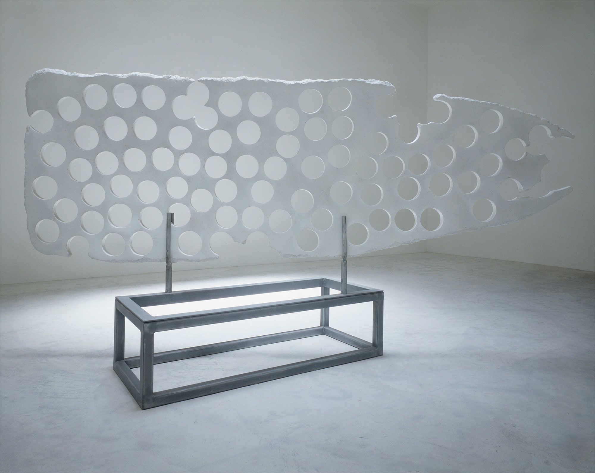 <b>MICHAEL HEIZER</b> <i>Perforated Object #11</i>, 1990-93