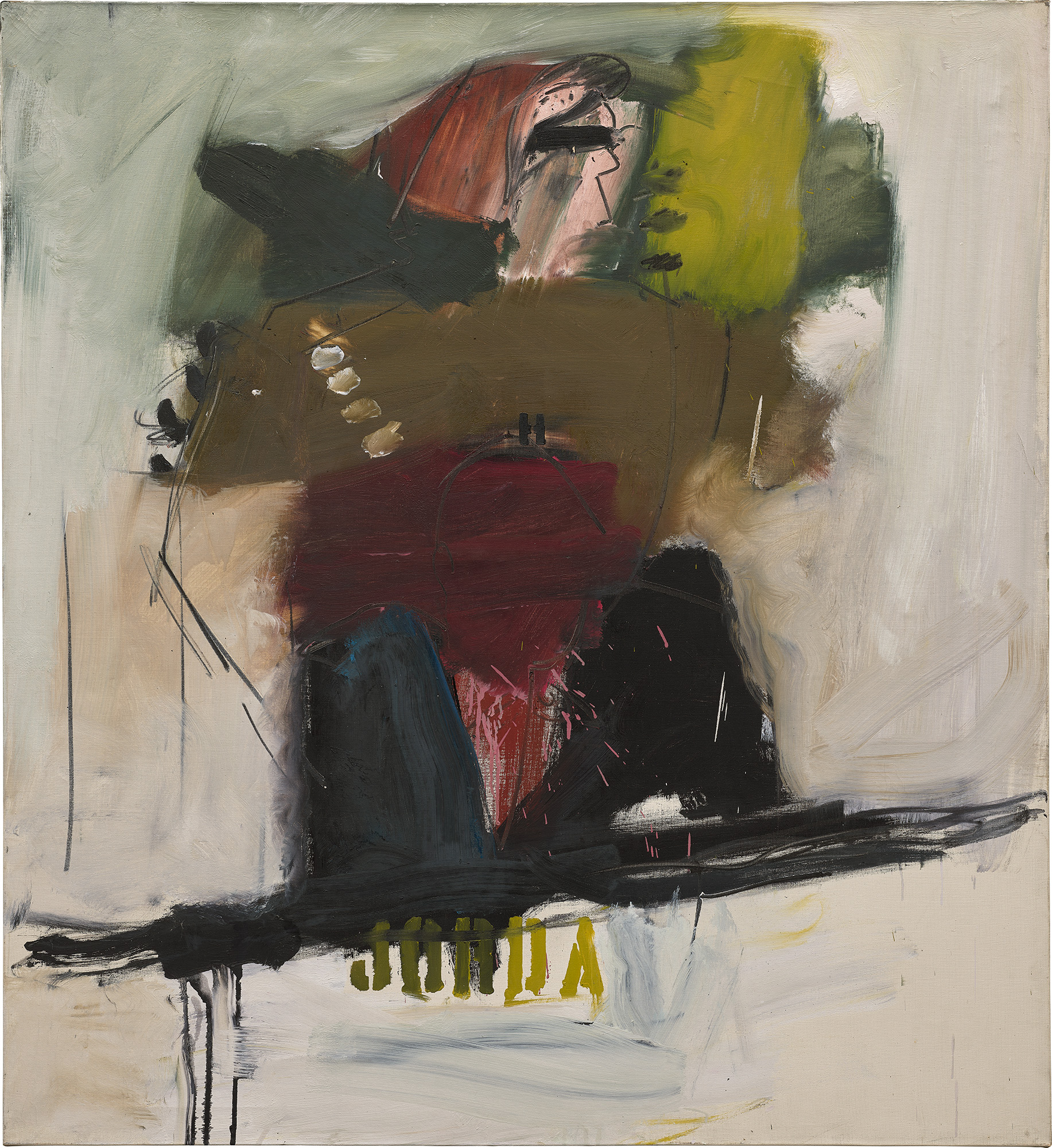 <p><strong>LARRY RIVERS</strong><em> Arab King Hussein at the U.N., </em>1960</p>