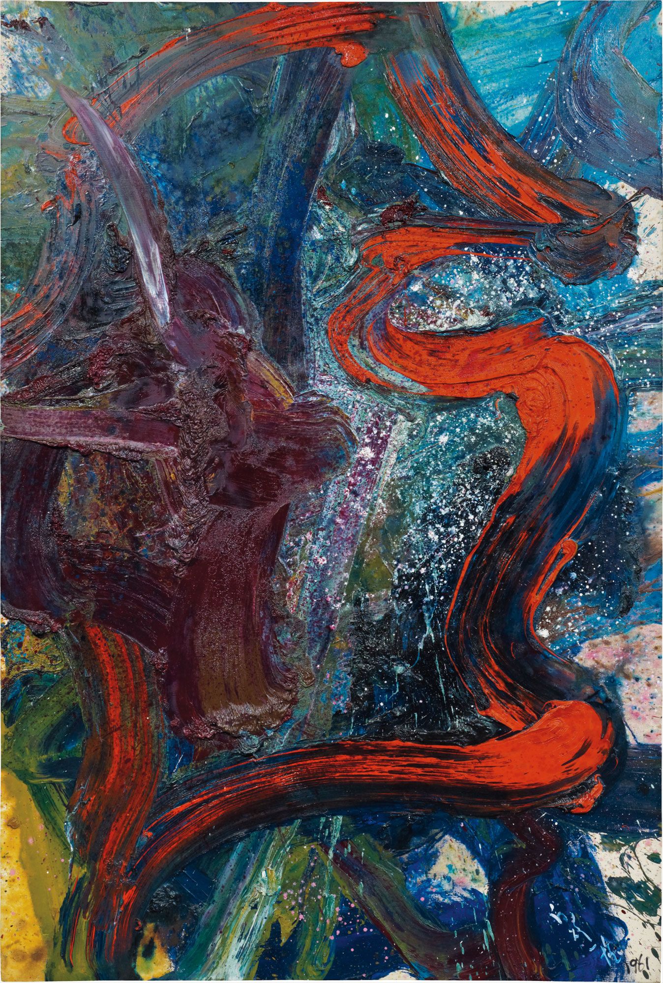 <b>KAZUO SHIRAGA</b> <i>Keishizoku</i>, 1961