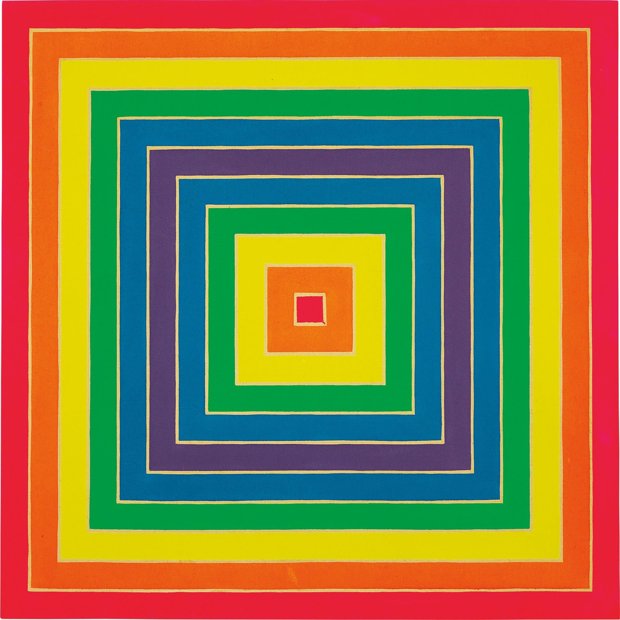 <b>FRANK STELLA</b> <i>Concentric Square</i>, 1966
