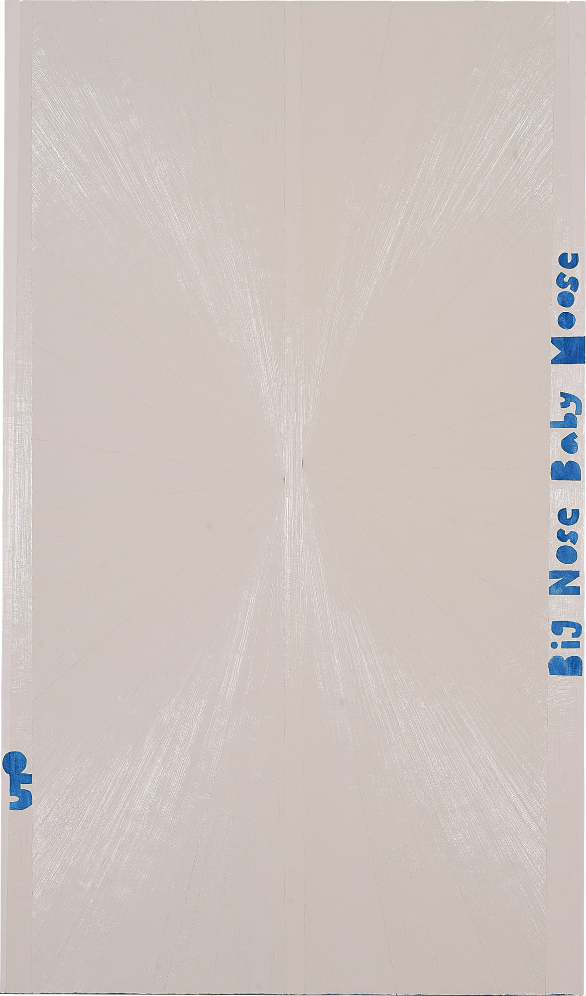 <b>MARK GROTJAHN </b><i>Untitled (White Butterfly Blue Big Nose Baby Moose)</i>, 2005