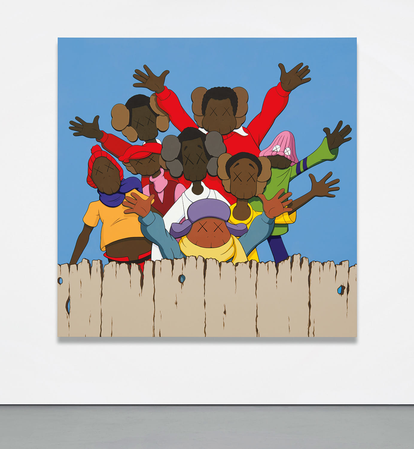<b>KAWS </b><i>UNTITLED (FATAL GROUP)</i>, 2004