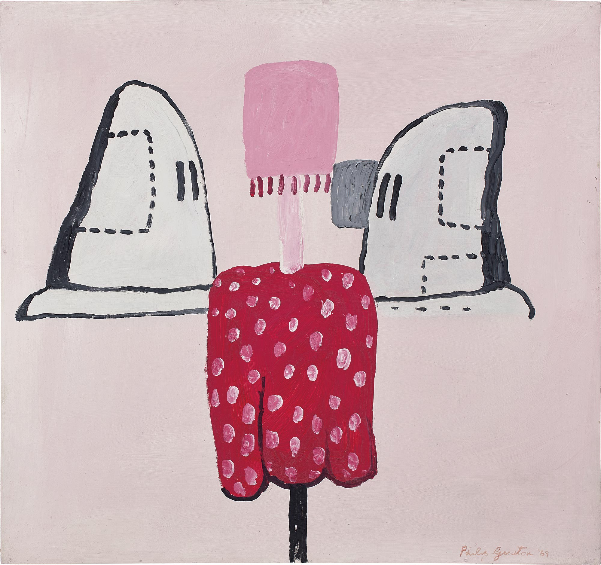 <p><strong>PHILIP GUSTON<em> </em></strong><em>At the table</em>, 1968</p>