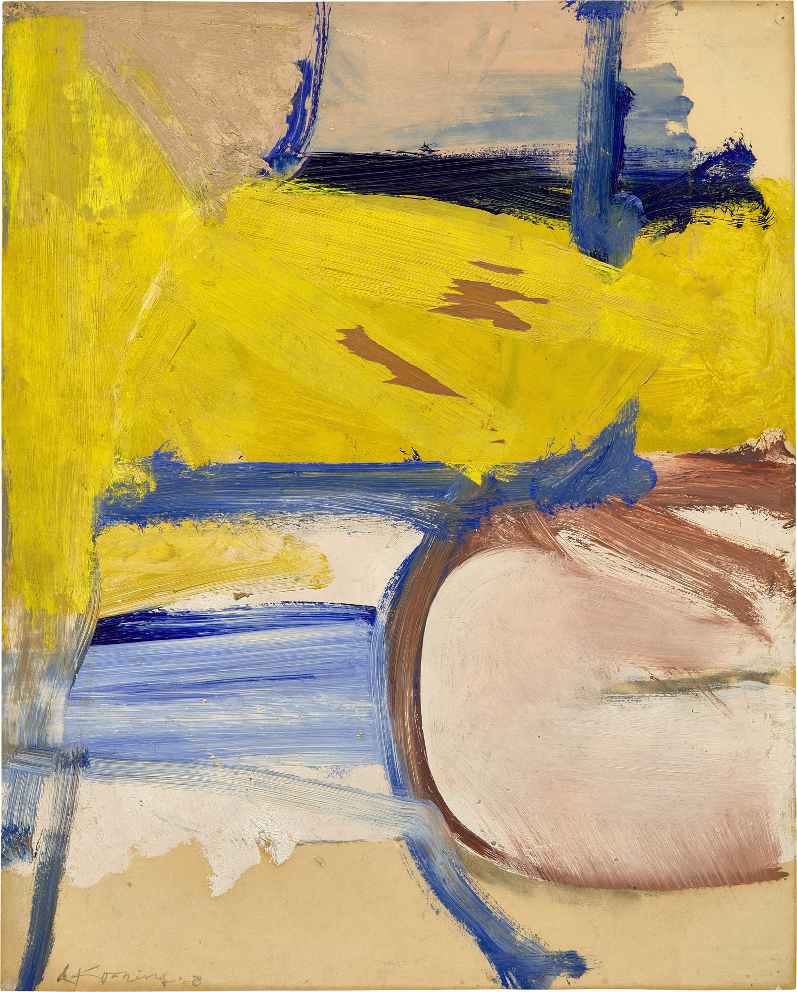 <p><strong>WILLEM DE KOONING </strong><em>Composition</em>, 1958</p>