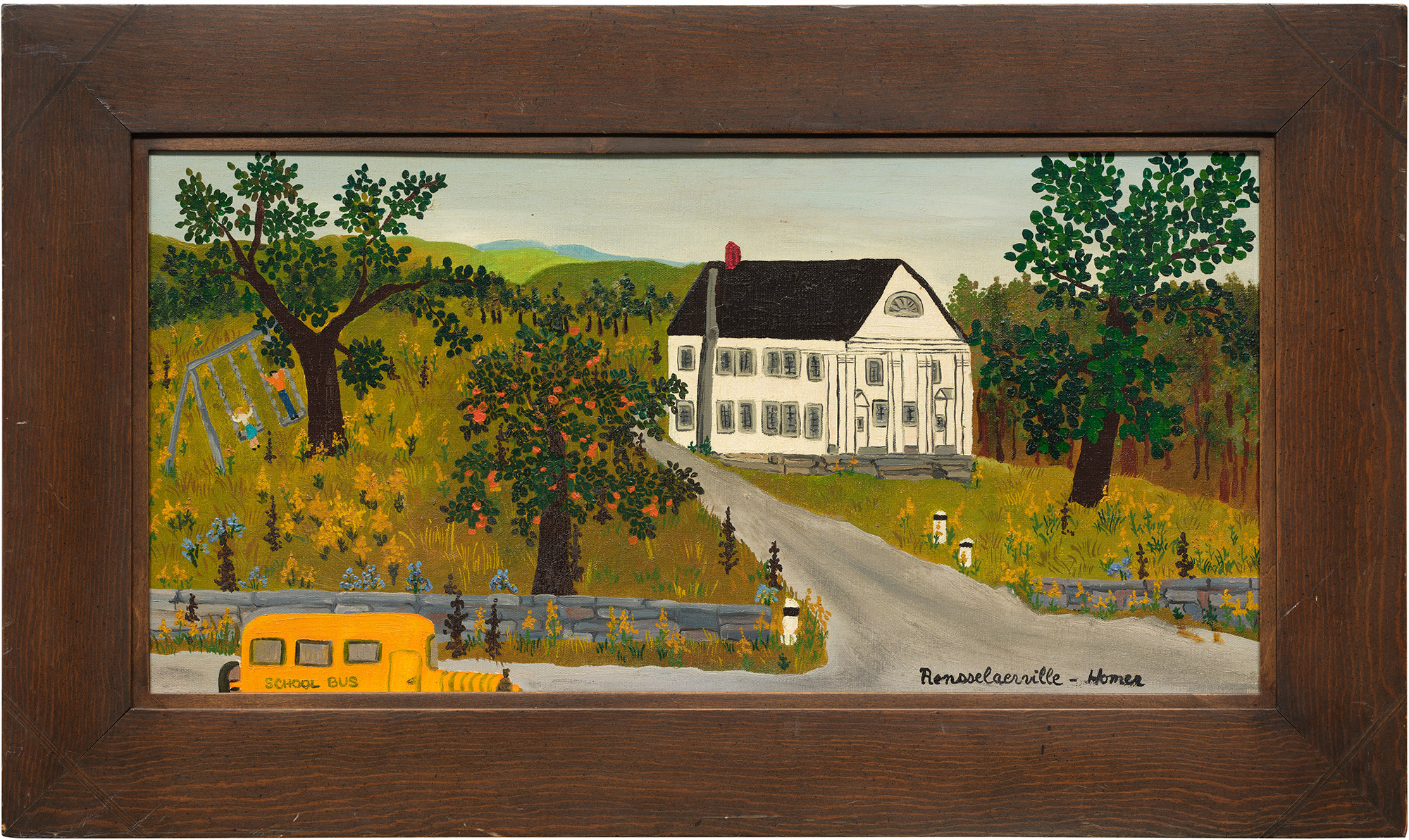 <p><strong>JESSIE HOMER-FRENCH</strong> <em>Rensselaerville, School Bus</em></p>