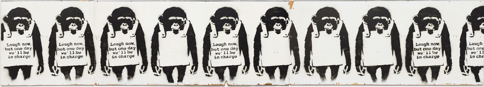 <b>BANKSY</b> <i>Laugh Now</i>, 2002