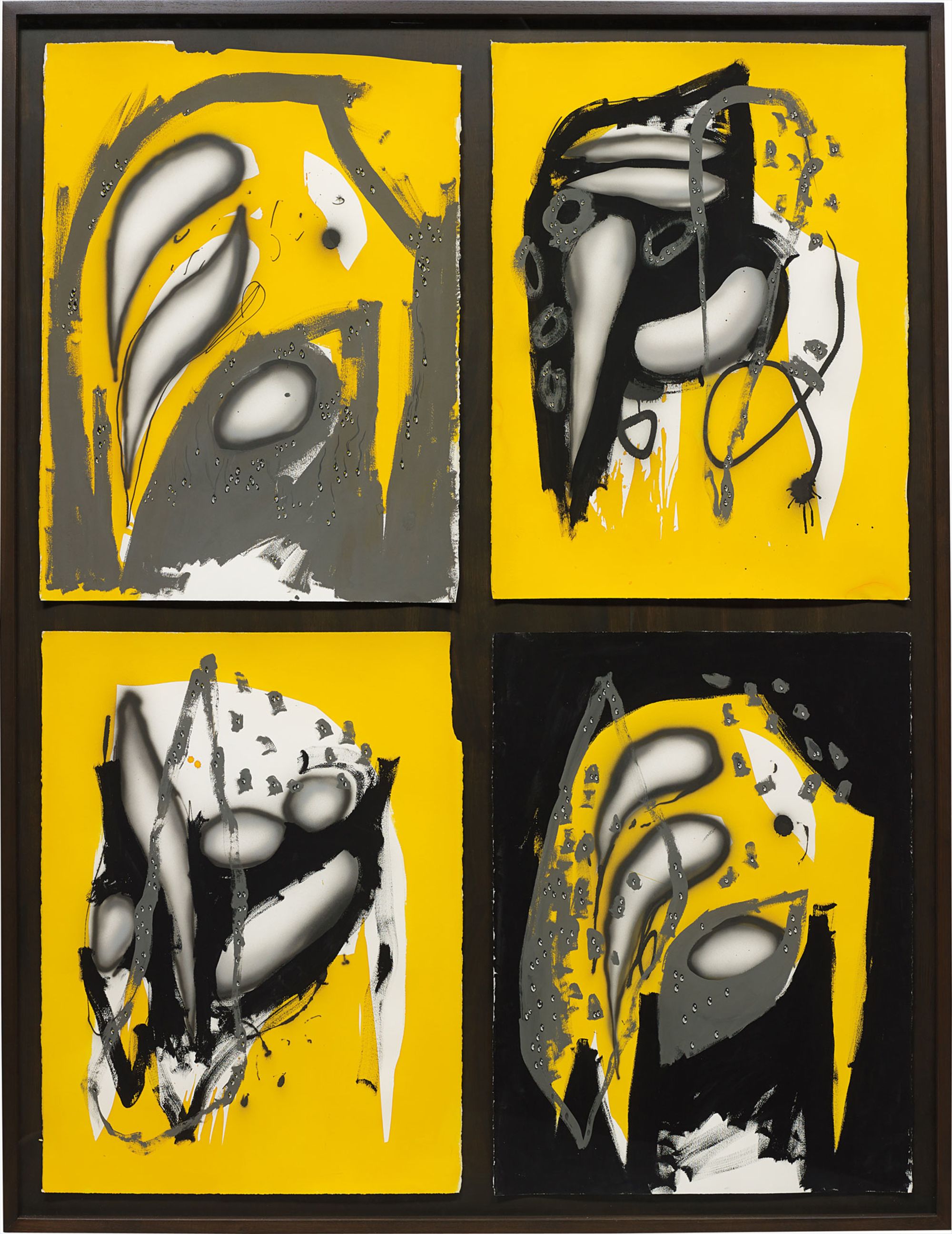 <b>AARON CURRY</b> <i>Masks (Pixelated Sorcerers),</i> 2008