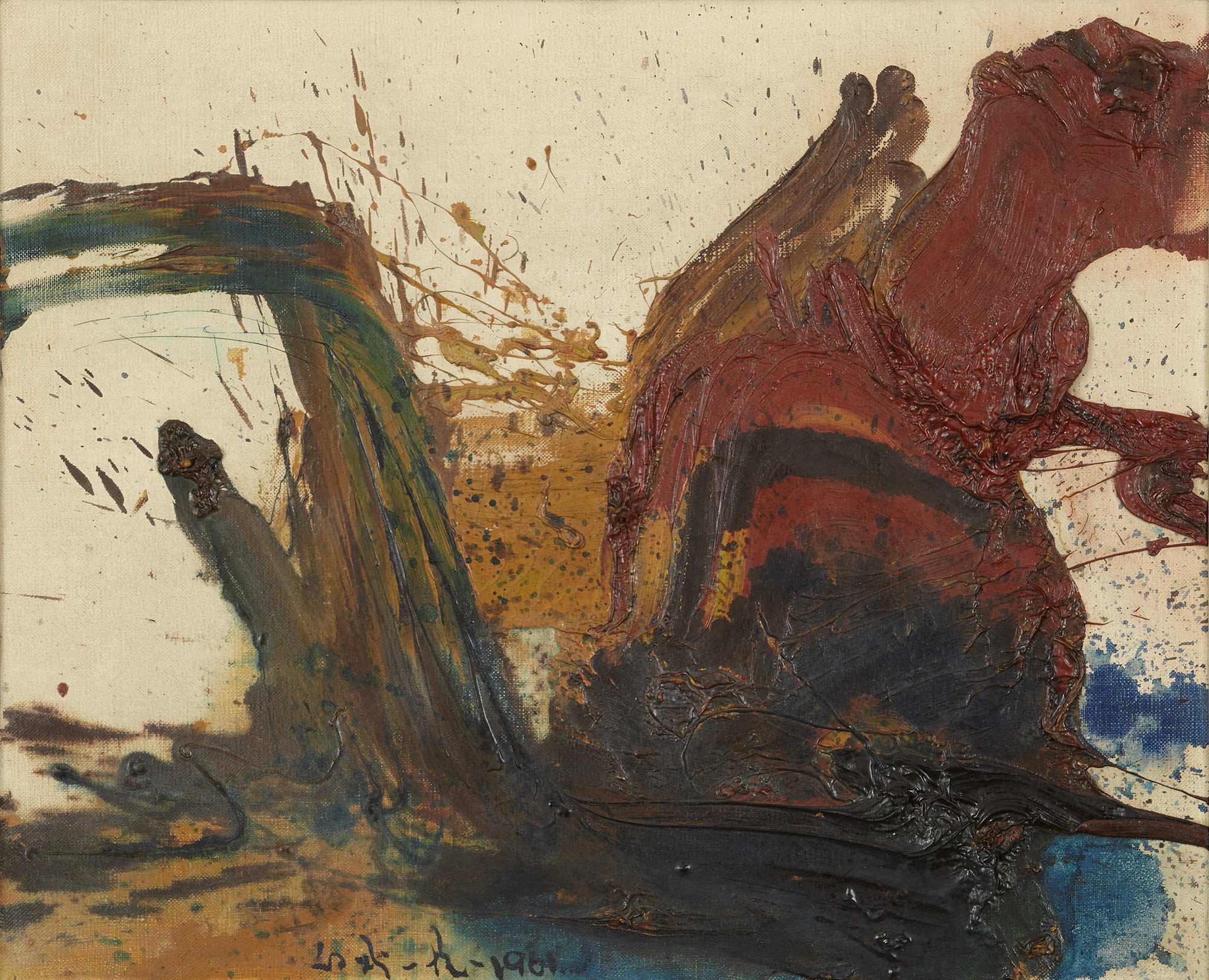 <b>KAZUO SHIRAGA</b> <i>Untitled</i>, 1961