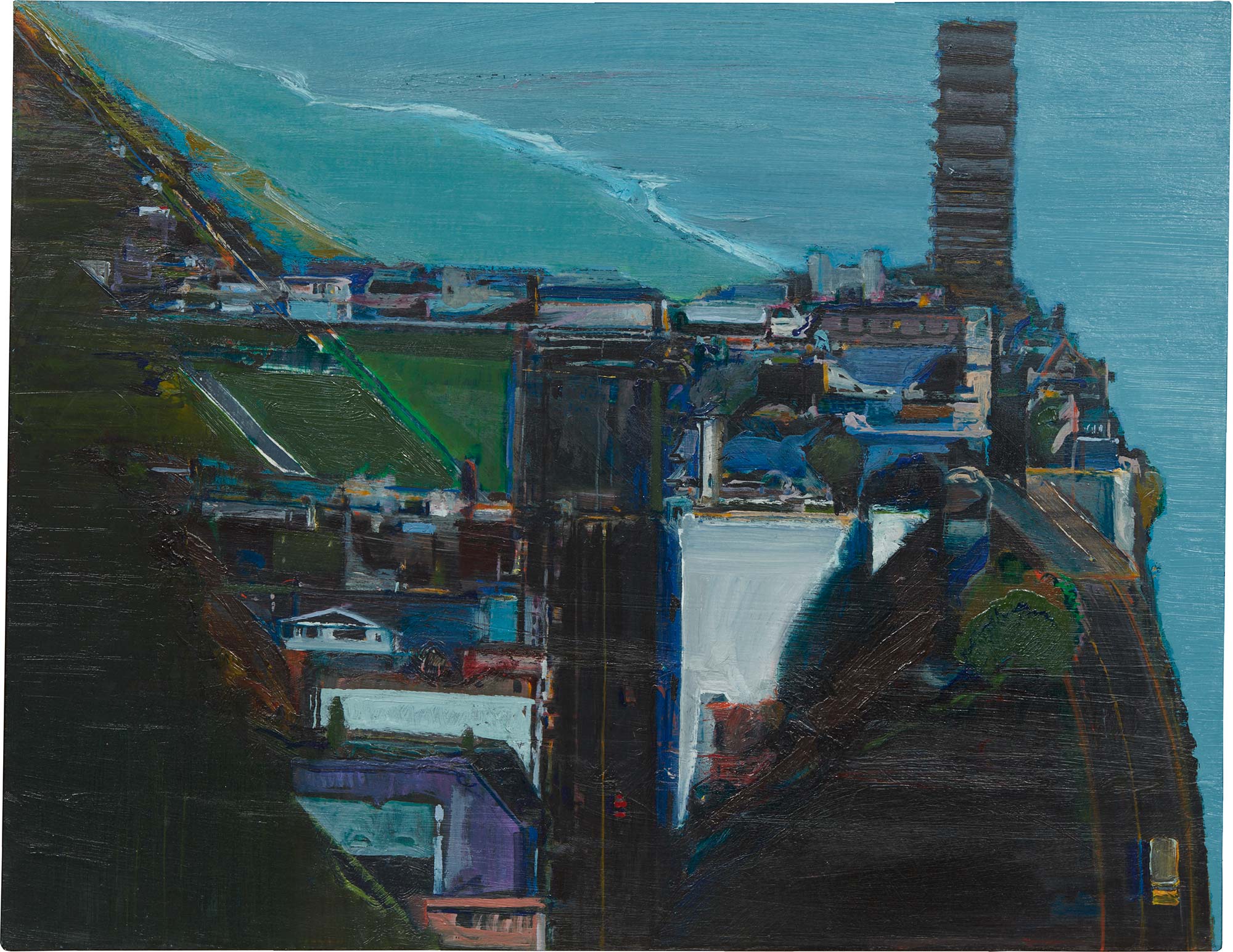 <b>WAYNE THIEBAUD </b><i>San Francisco Shore</i>, 1985