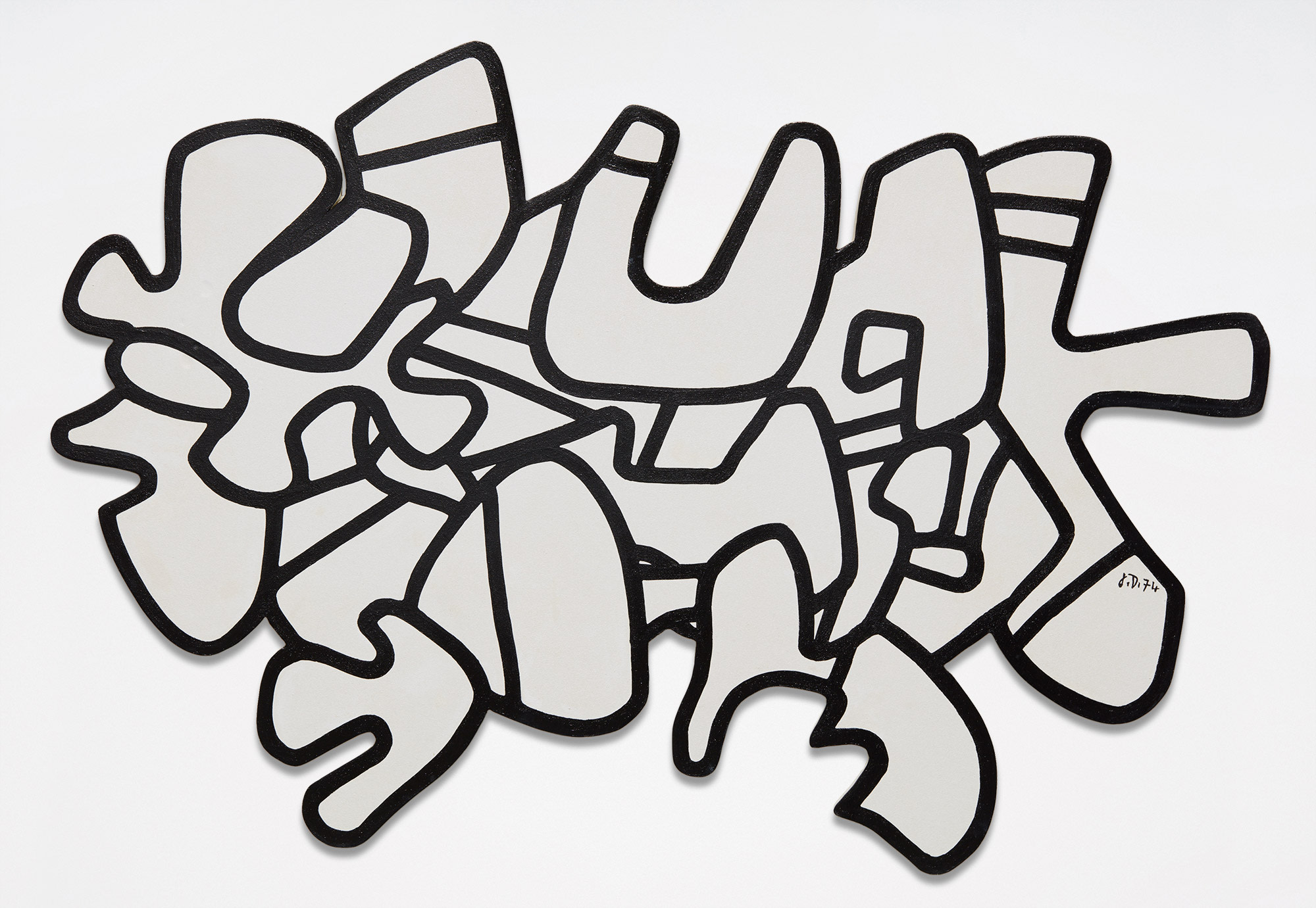 <i></i><b>JEAN DUBUFFET </b><i>Figure VIII Juillet</i>, 1973