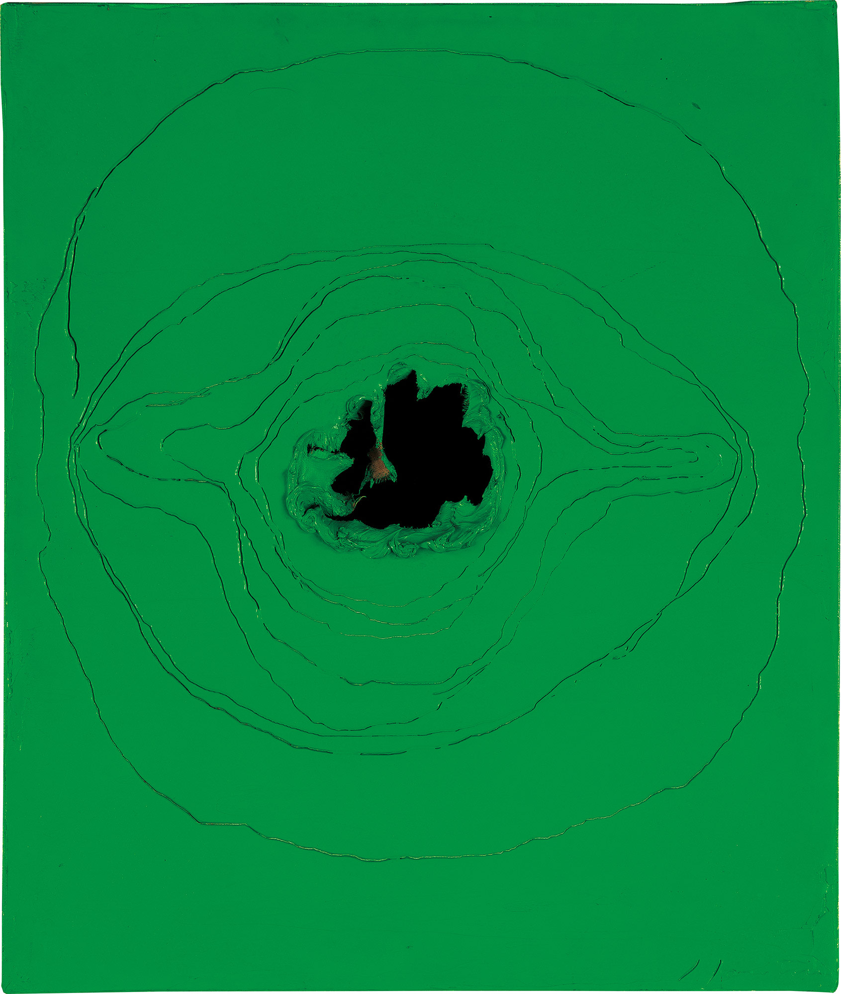 <p><strong>LUCIO FONTANA</strong> <em>Concetto Spaziale, </em>1964</p>