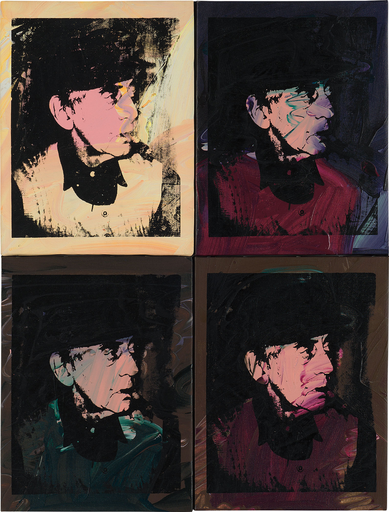 <p><strong>ANDY WARHOL </strong><em>Four Works: Man Ray, </em>1974</p>