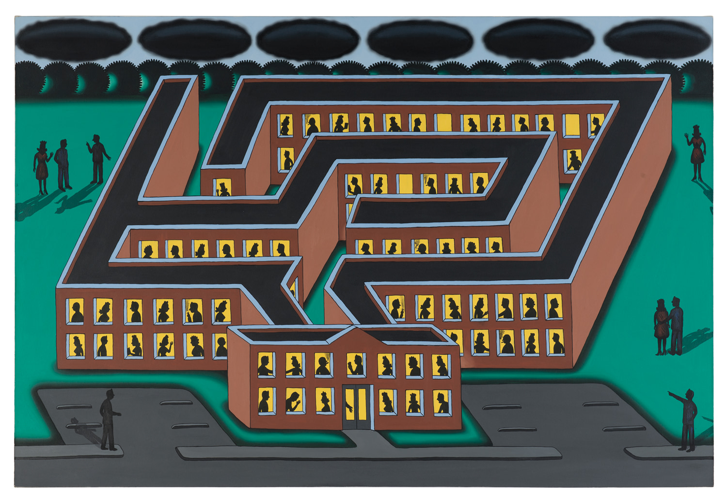 <p><strong>ROGER BROWN</strong> <em>Looking for a Leveraged Buyout</em>, 1988</p>
