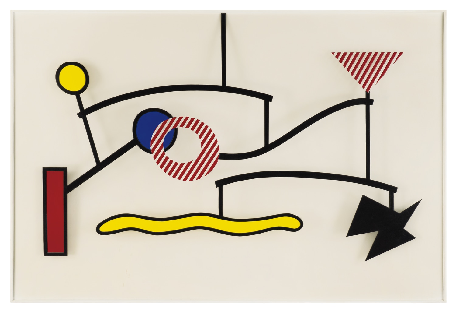 <p><strong>ROY LICHTENSTEIN</strong><em> Suspended Mobile</em>, 1990</p>
