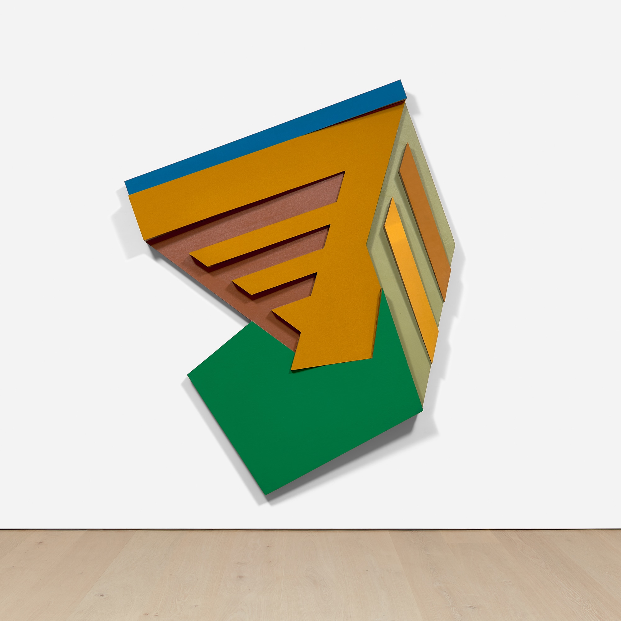 <p><strong>FRANK STELLA</strong> <em>Jarmolince III</em>, 1973</p>
