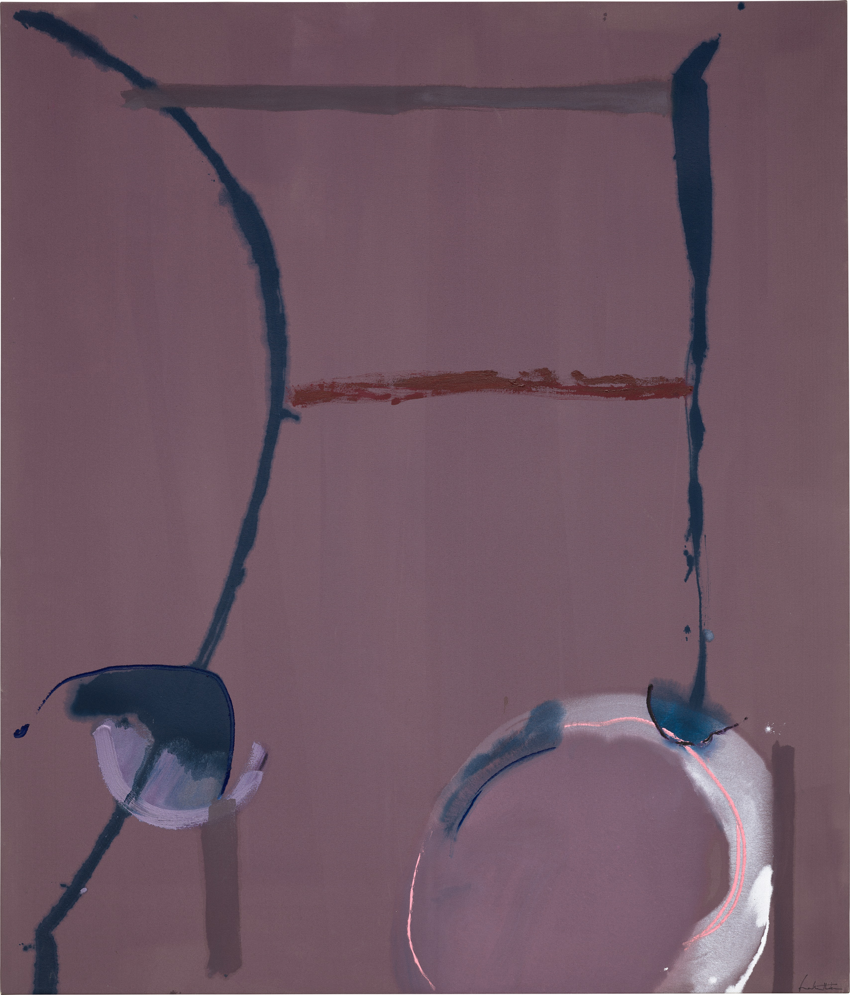 <p><strong>HELEN FRANKENTHALER</strong> <em>Saturday Night</em>, 1985</p>