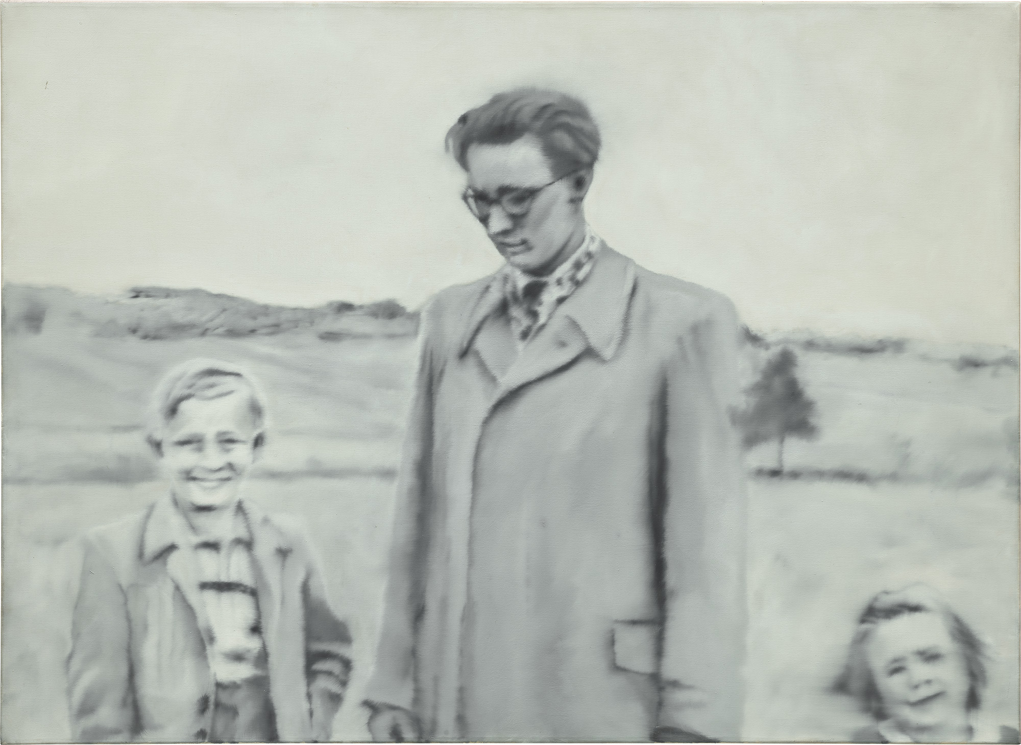 <p><strong>GERHARD RICHTER</strong> <em>Mann mit zwei Kindern, </em>1966</p>