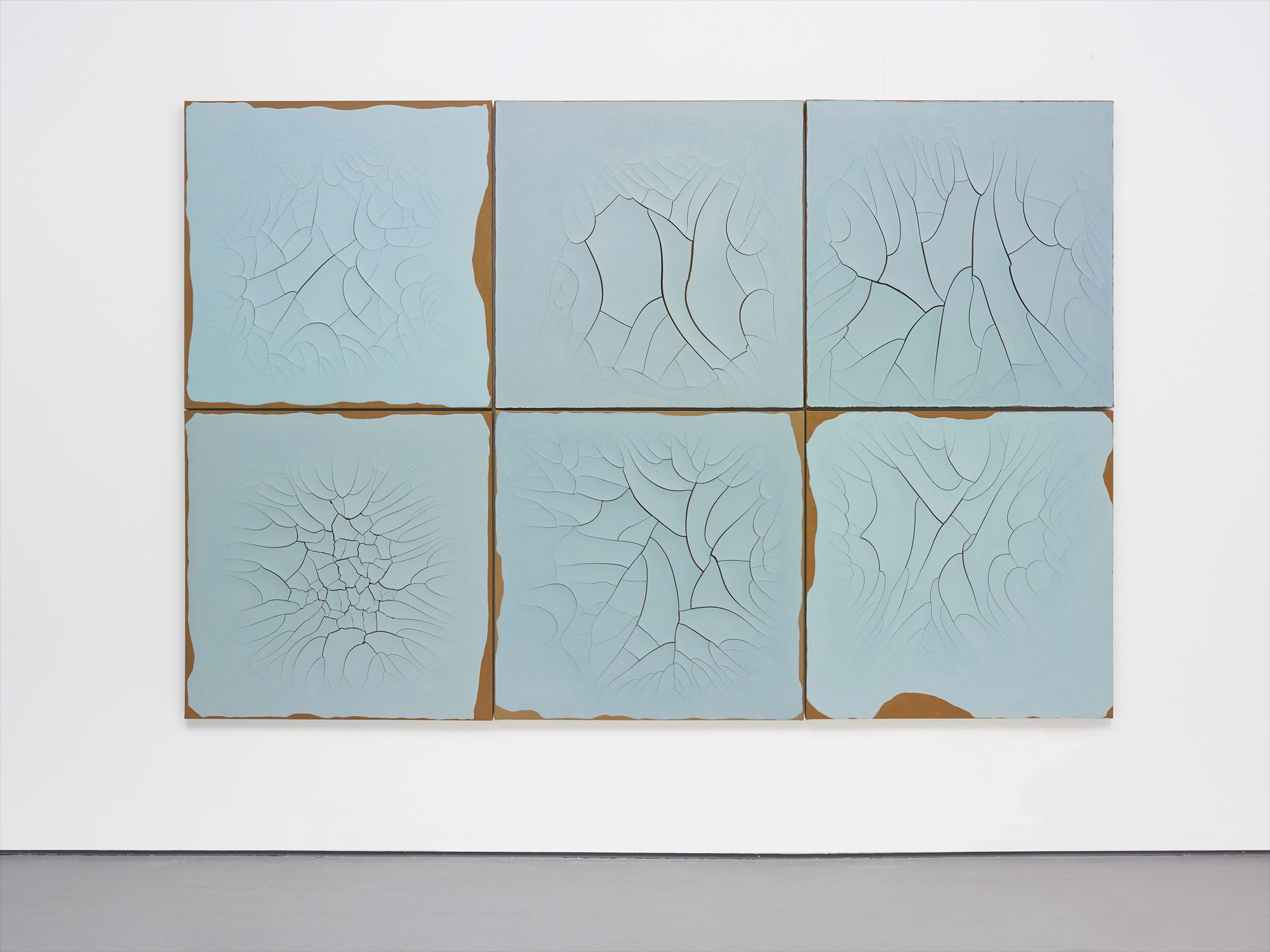 <b>ADRIANA VAREJÃO</b> <i>Macau Wall (Blue),</i> 2001