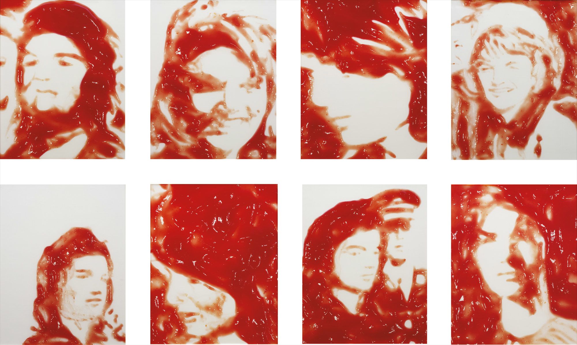 <b>VIK MUNIZ</b> <i>Jackie (Polyptich)(after Warhol),</i> 1999