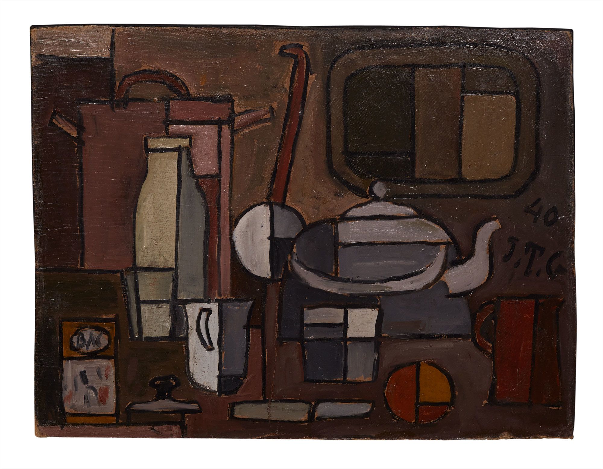 <b>JOAQUÍN TORRES-GARCÍA</b> <i>Objetos con estructura interior</i>, 1940