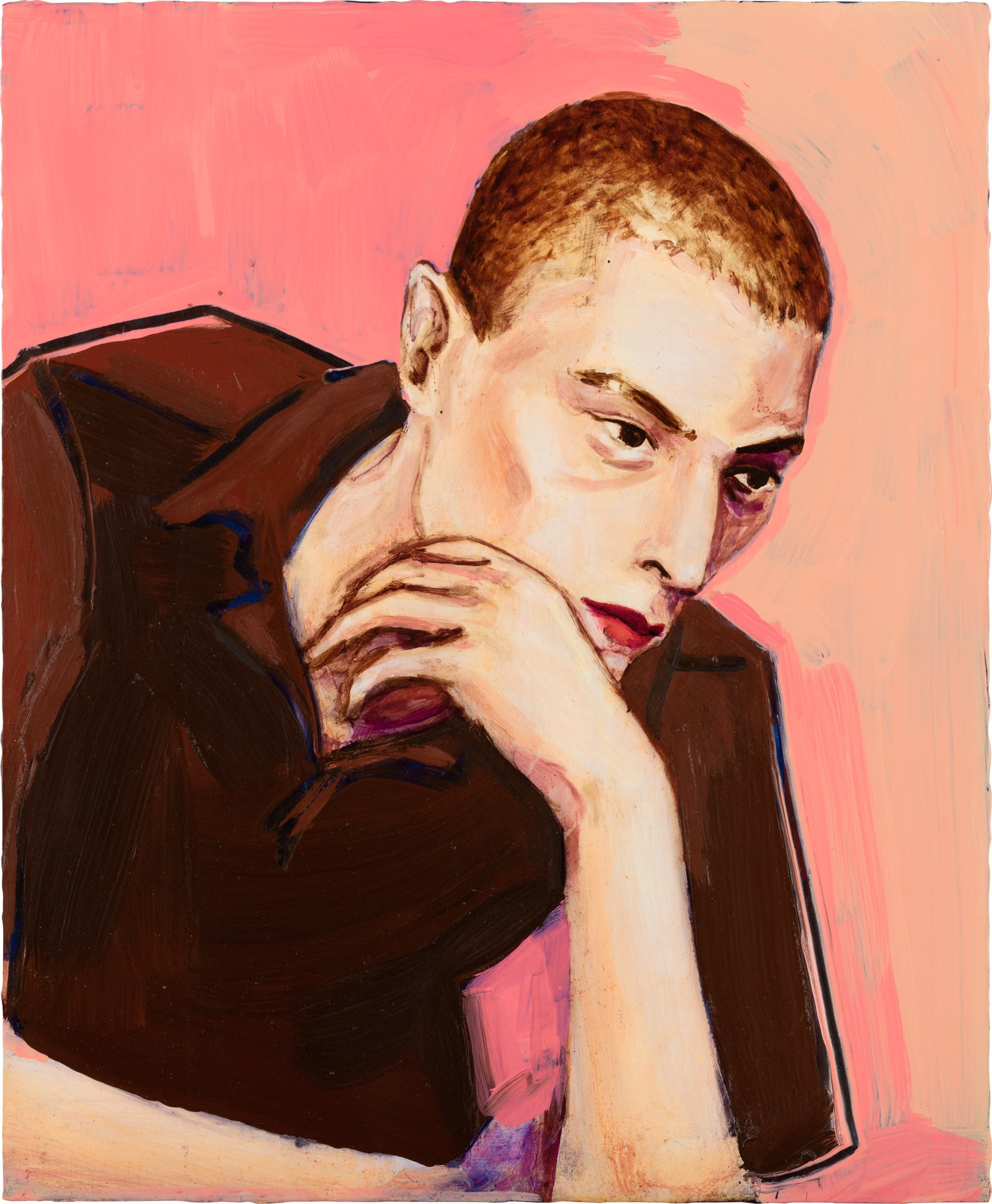 <p><strong>ELIZABETH PEYTON</strong><em> Burkhard Riemschneider</em>, 1995</p>