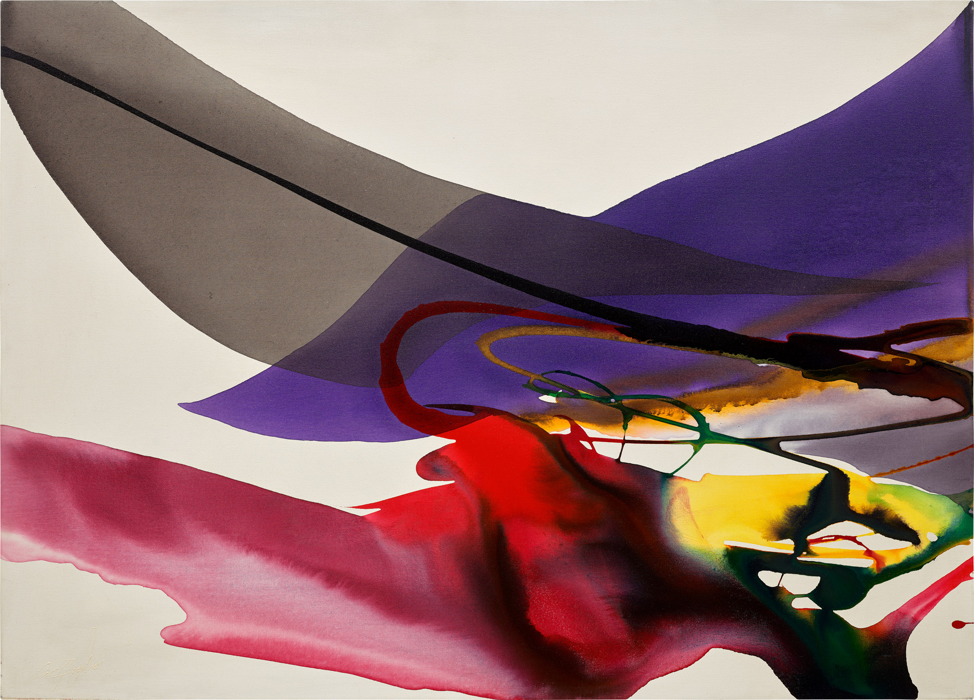 <p><strong>PAUL JENKINS </strong><em>Phenomena Wingspan Right and Left, </em>1964</p>